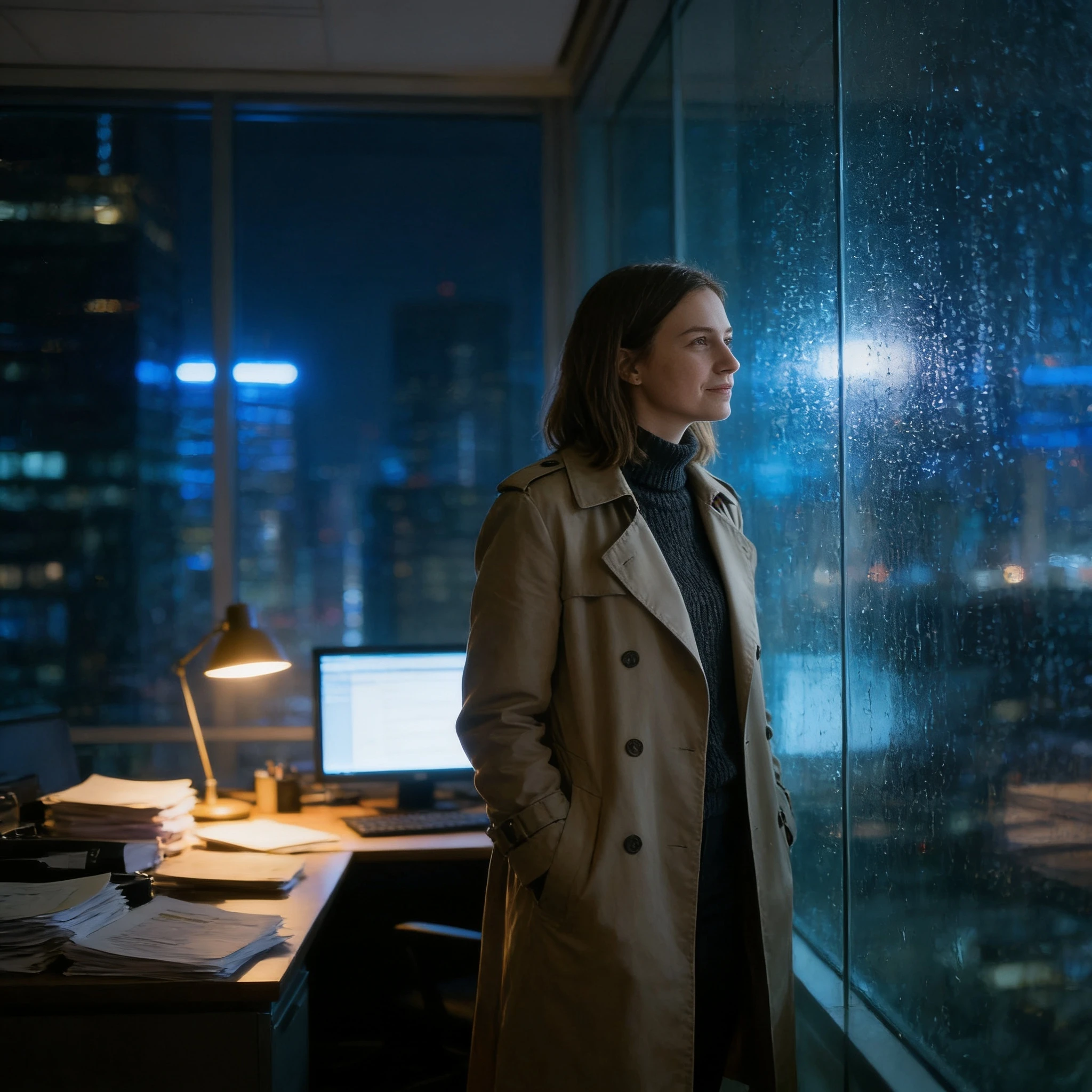 Героиня детективного сериала — Seedream 4.5 промт