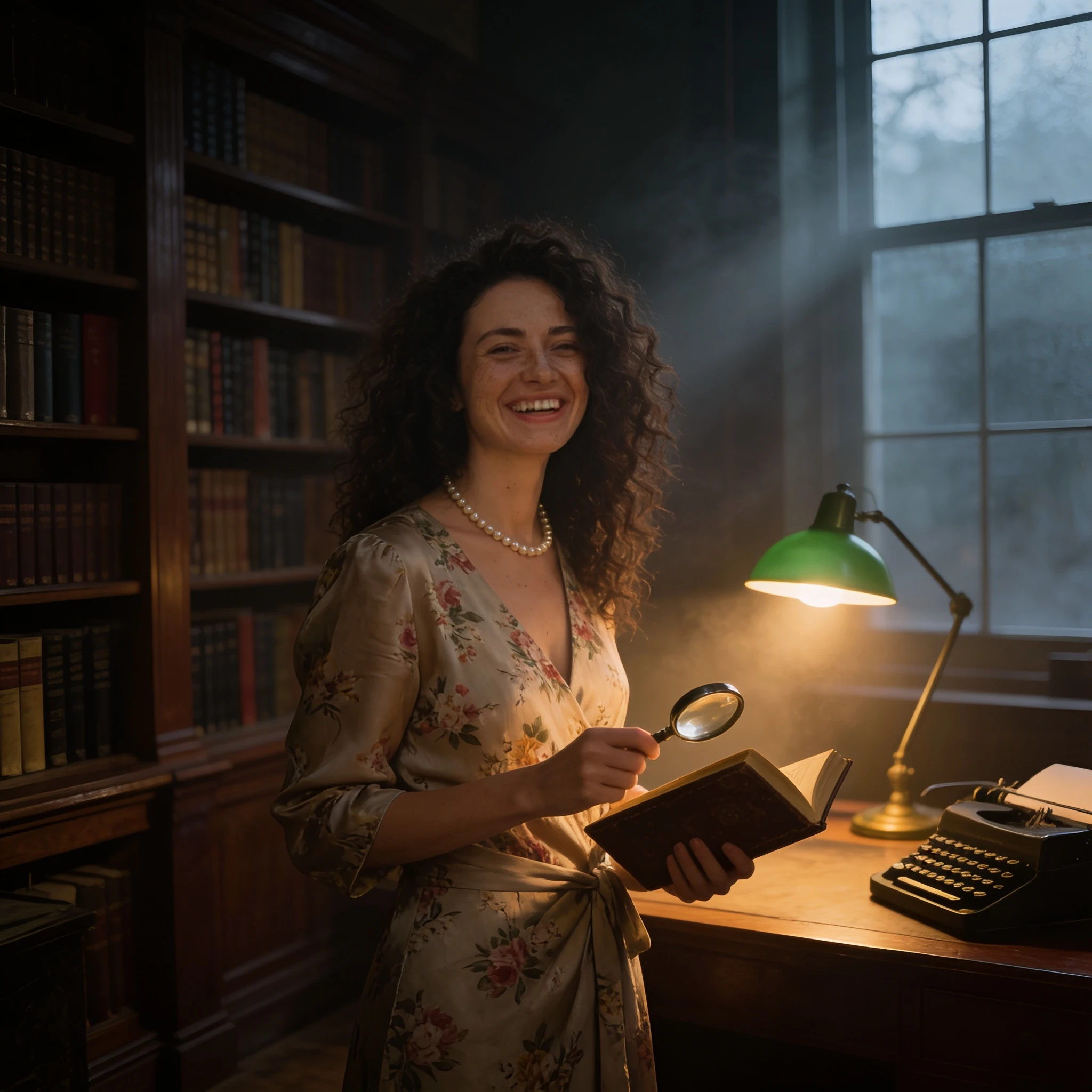 Героиня классического детектива — Seedream 4.5 промт