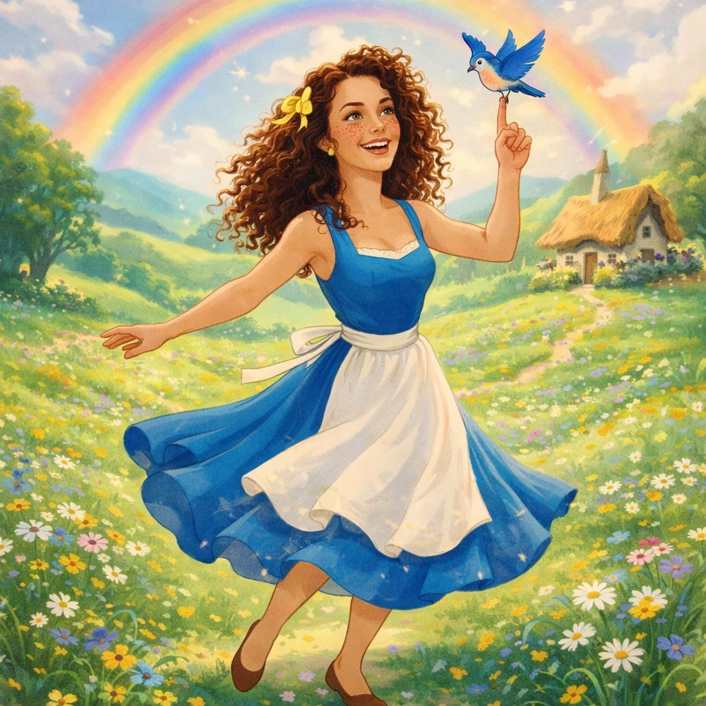 Героиня классического мультфильма — GPT Image 1.5 промт
