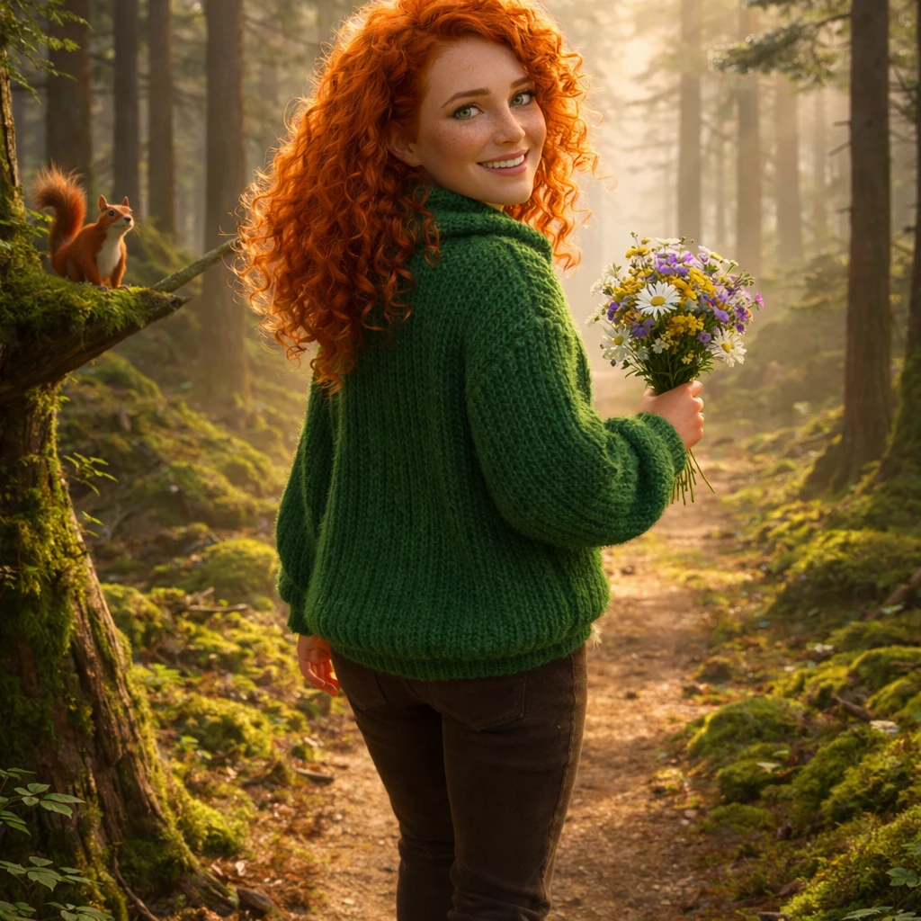 Героиня Лесного Уюта — GPT Image 1.5 промт