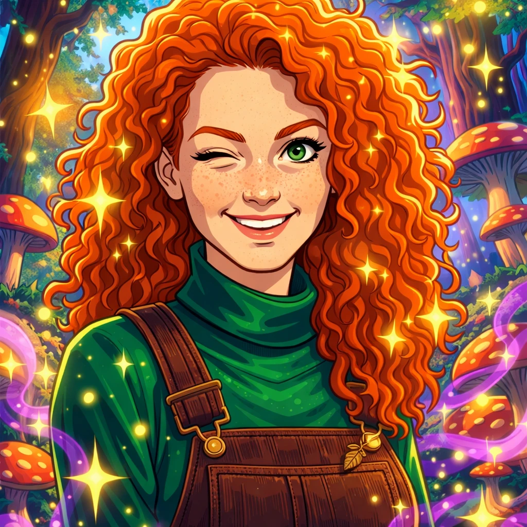 Героиня мультфильма 90-х — GPT Image 1.5 промт