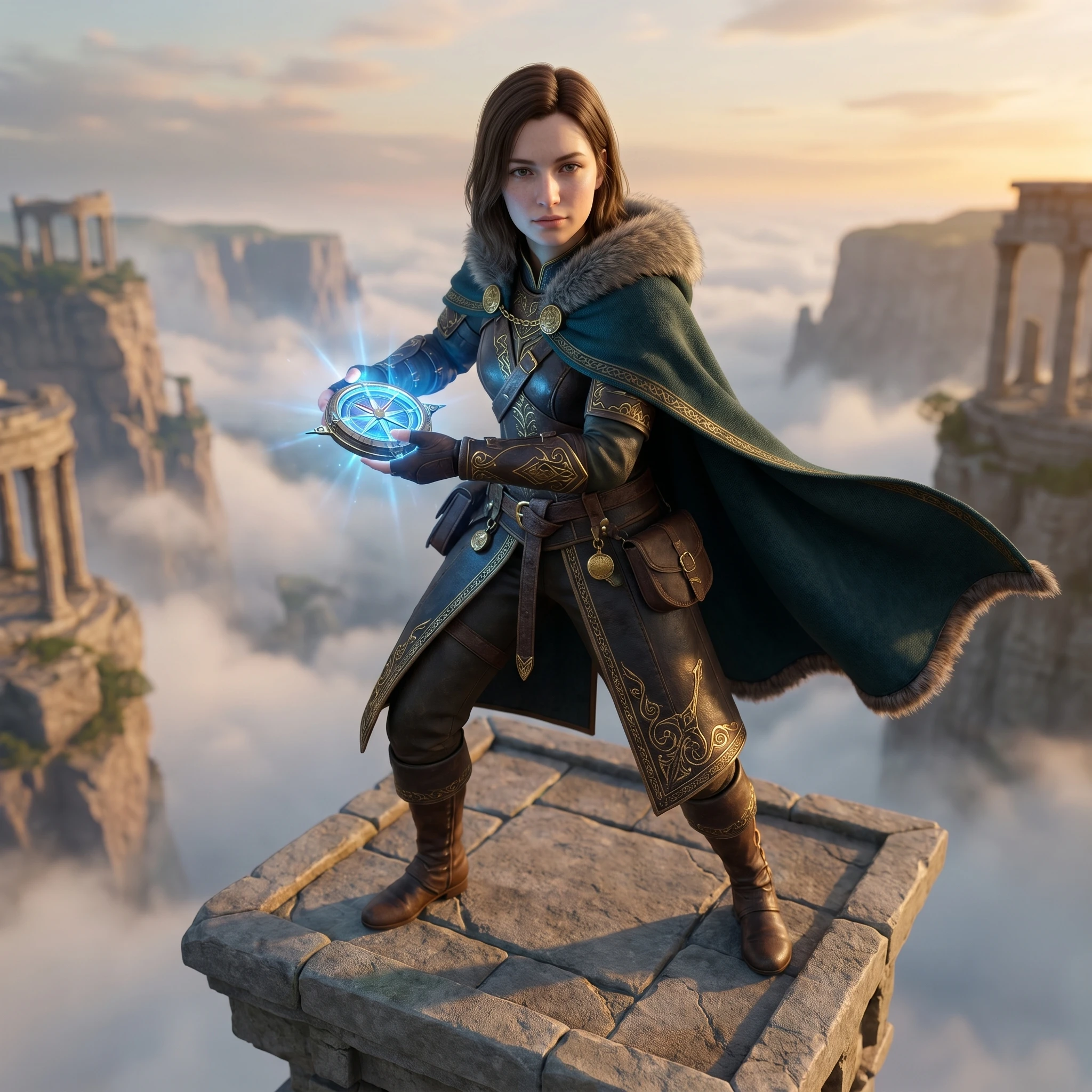 Героиня тактической RPG — Nano Banana Pro промт
