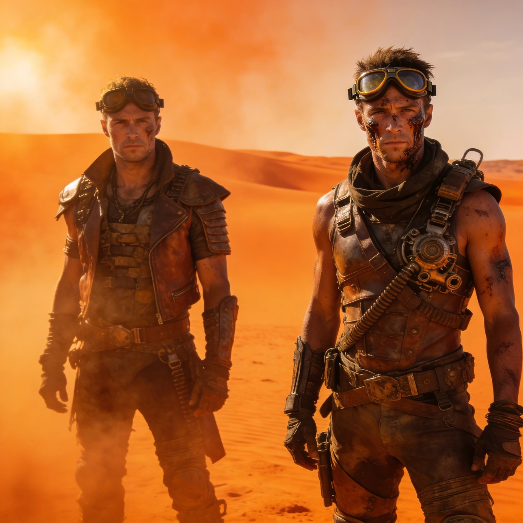 Герой фильма «Безумный Макс» — Seedream 4.5 промт