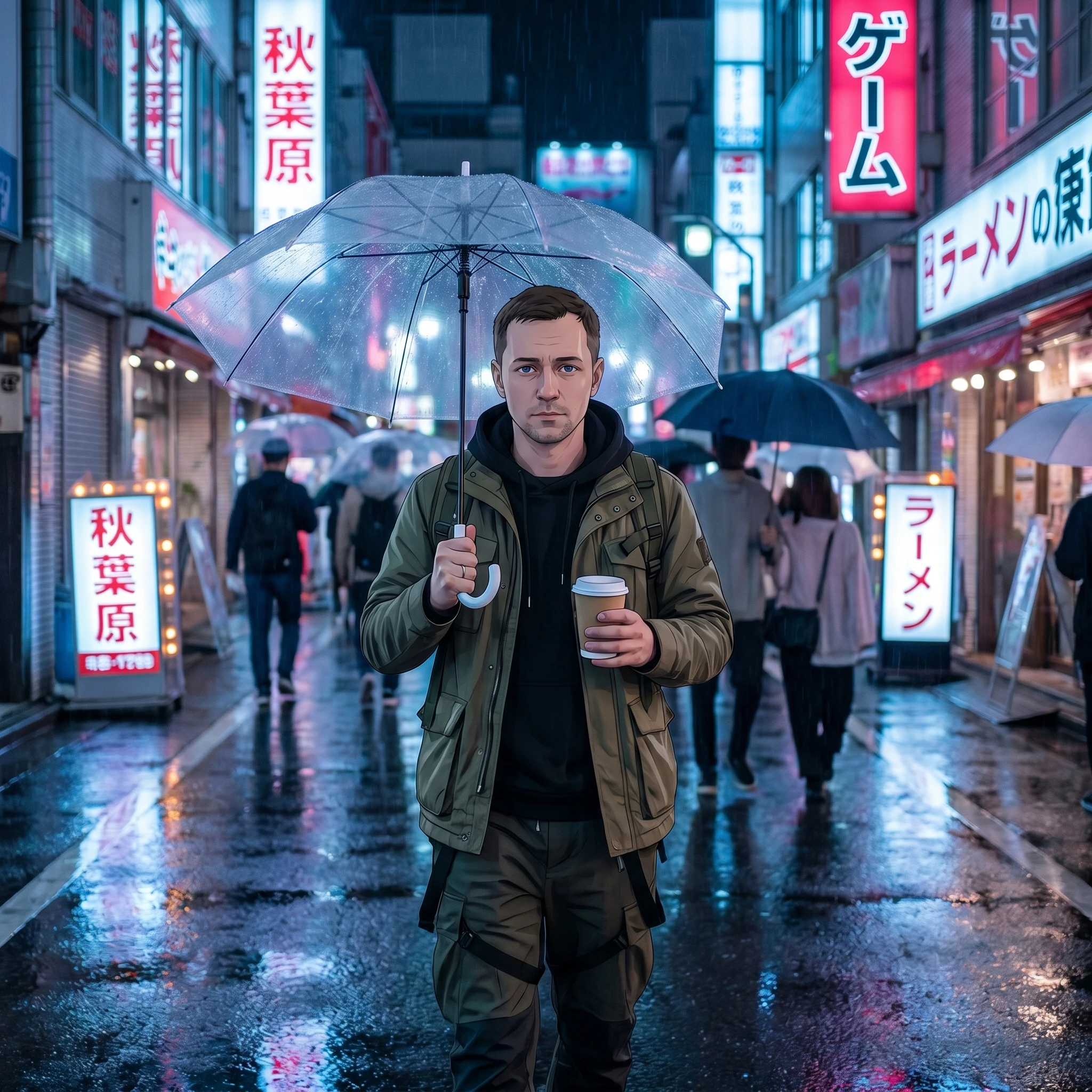 Герой городского аниме — Nano Banana Pro промт