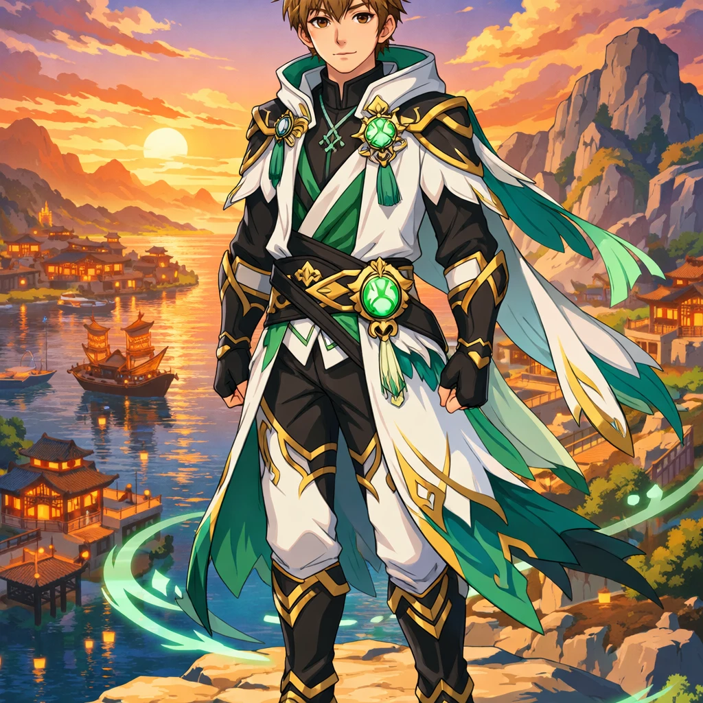 Герой игры Genshin Impact — GPT Image 1.5 промт