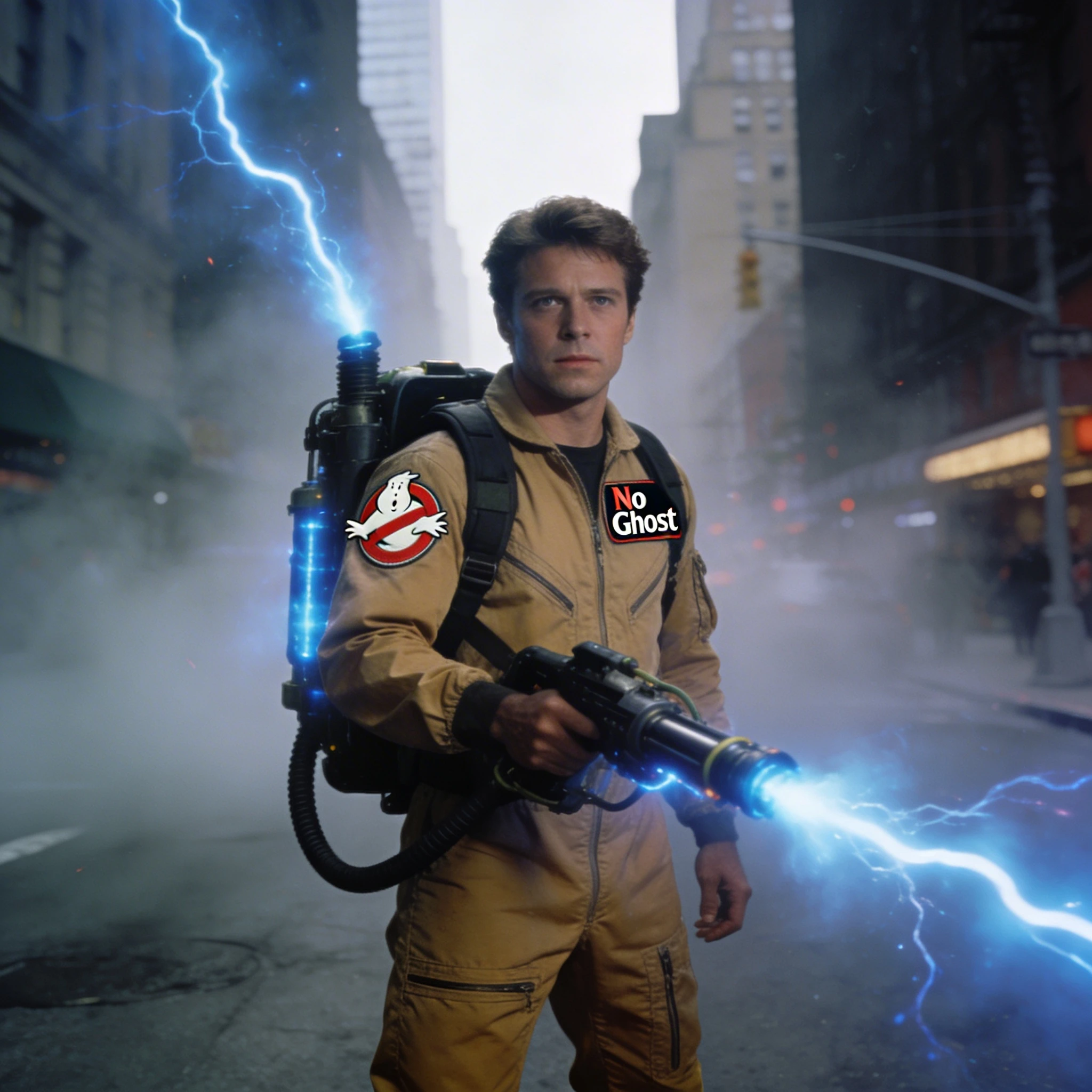 Герой мультфильма 'Охотники за привидениями' — Seedream 4.5 промт