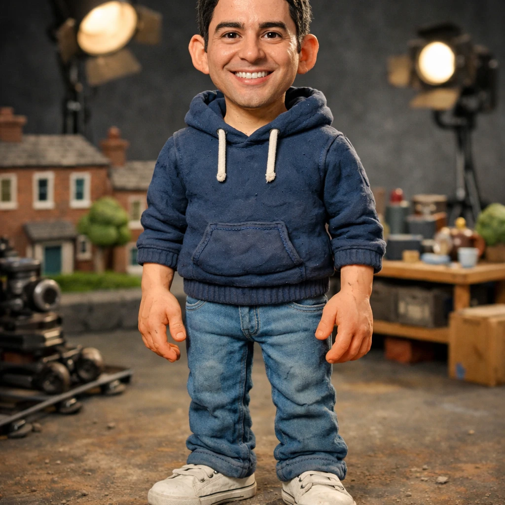 Герой мультфильма в стиле пластилиновой анимации — GPT Image 1.5 промт