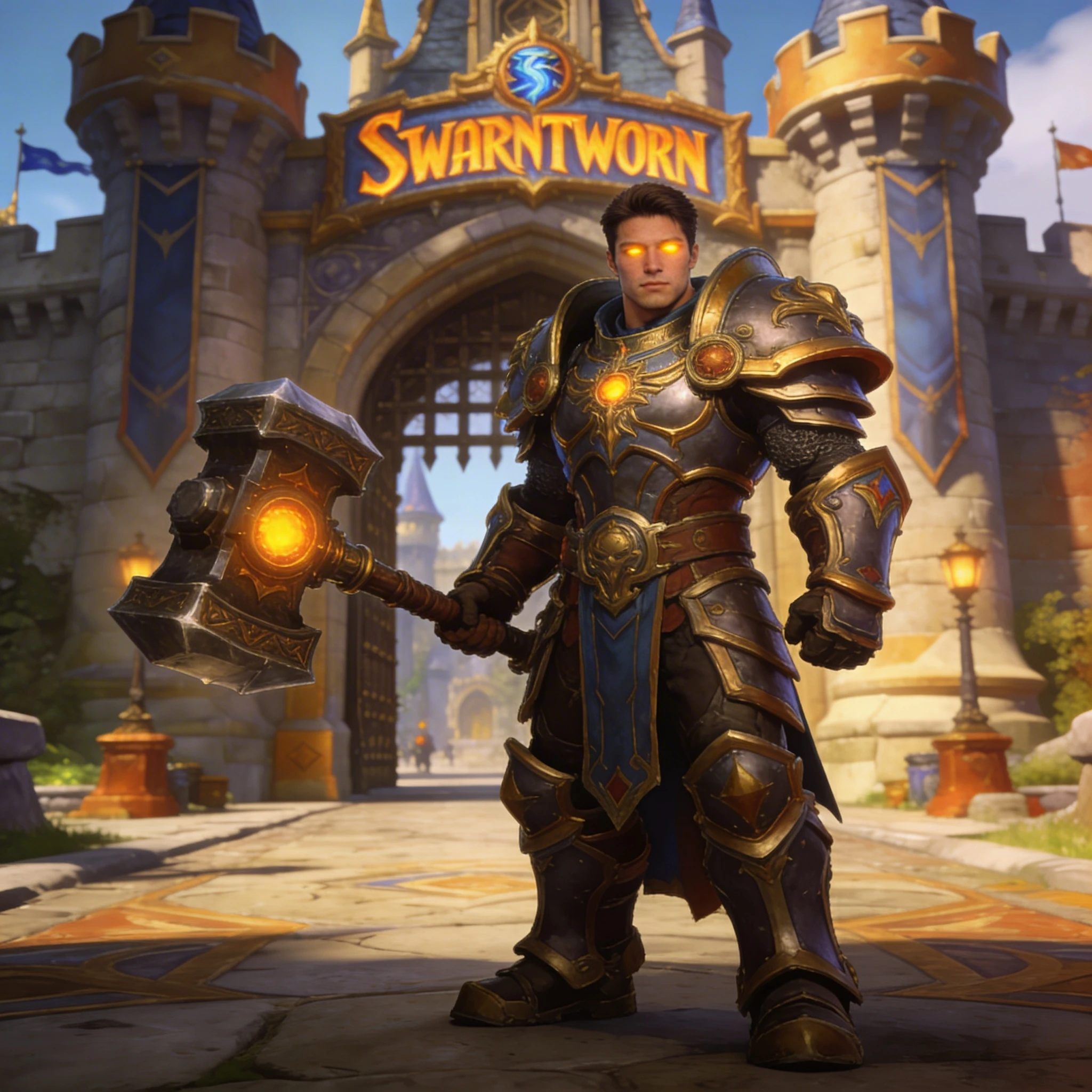 Герой в мире World of Warcraft — Seedream 4.5 промт