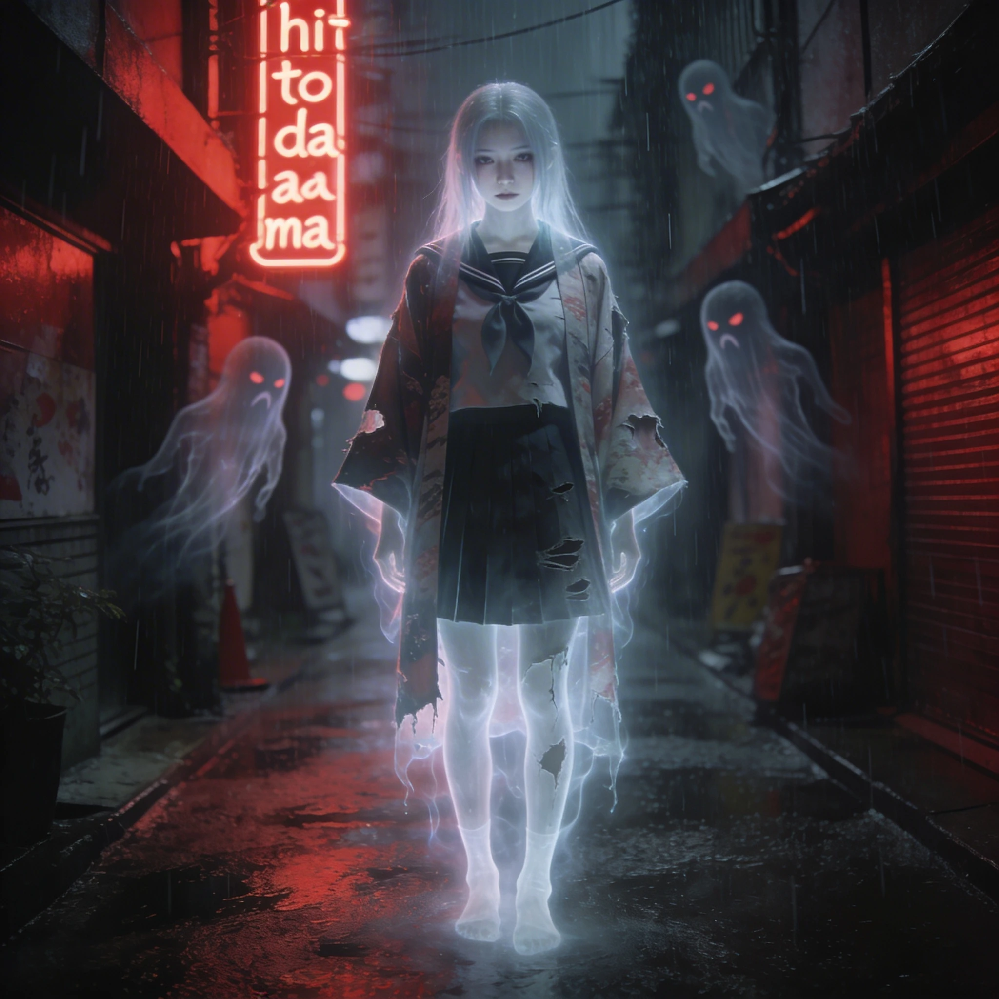 Герой японских городских легенд — Seedream 4.5 промт