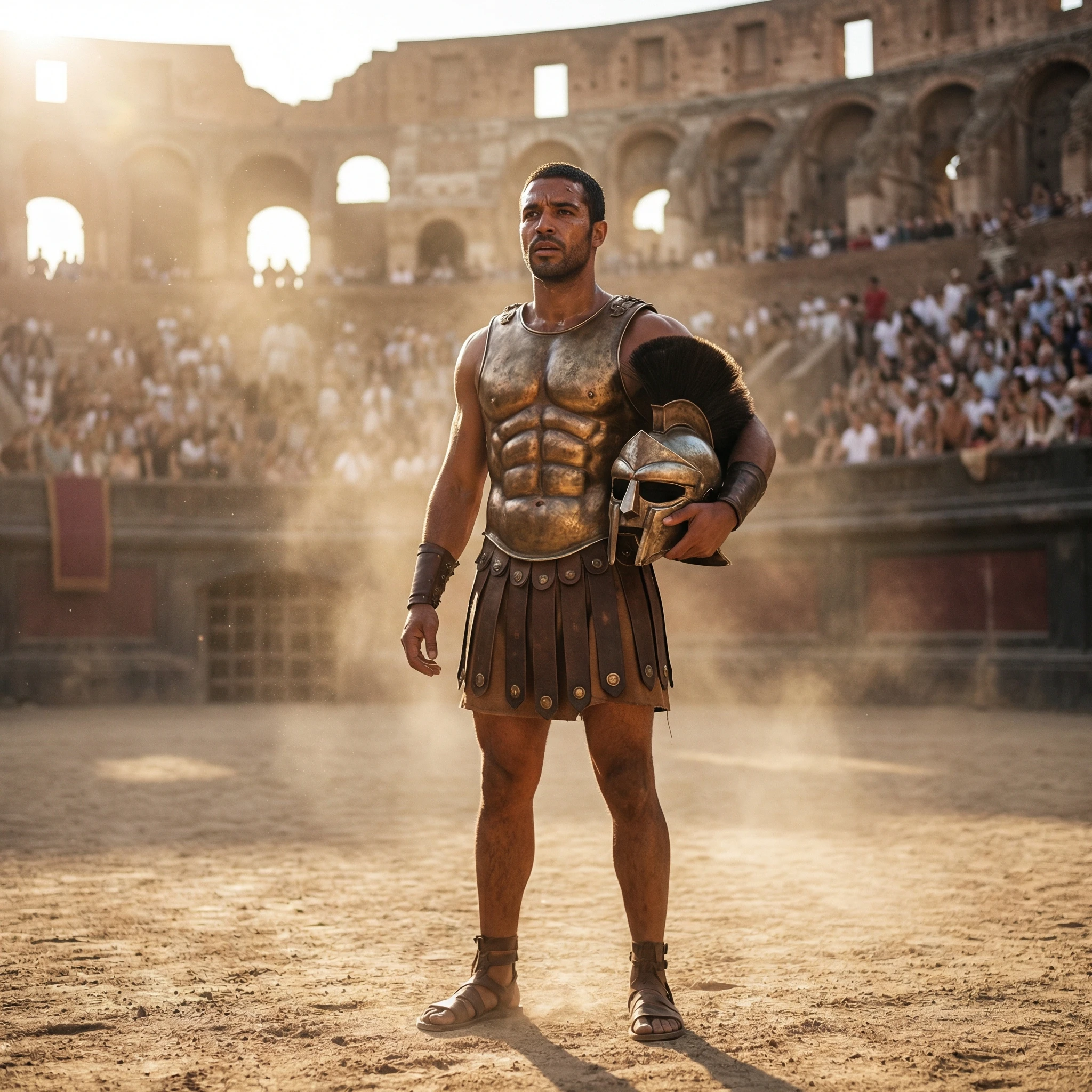 Гладиатор в Колизее — Nano Banana Pro промт