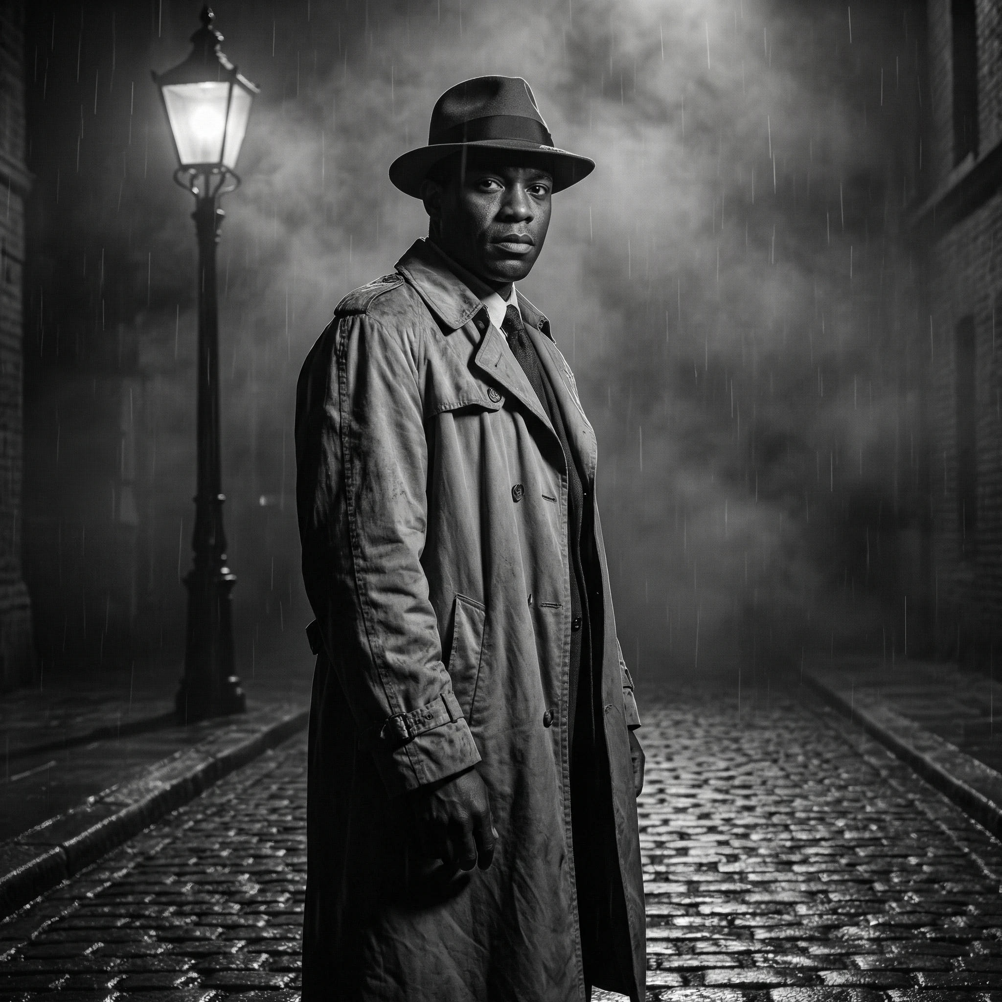 Гламурный детектив в стиле Нуар — Nano Banana Pro промт