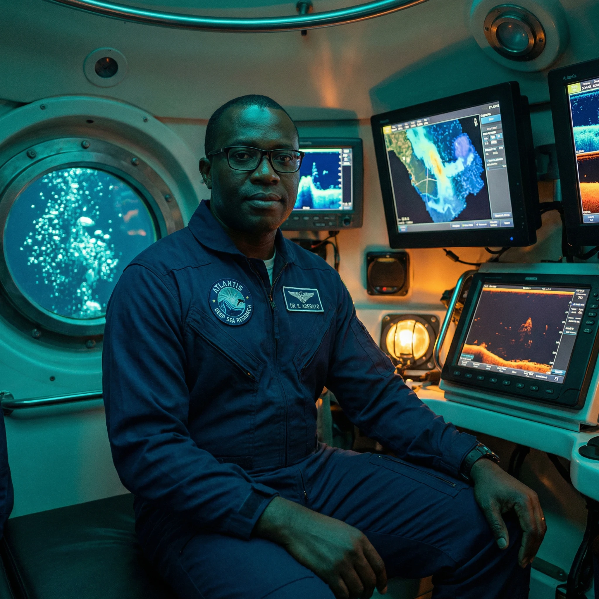 Глубоководный океанограф — Nano Banana Pro промт