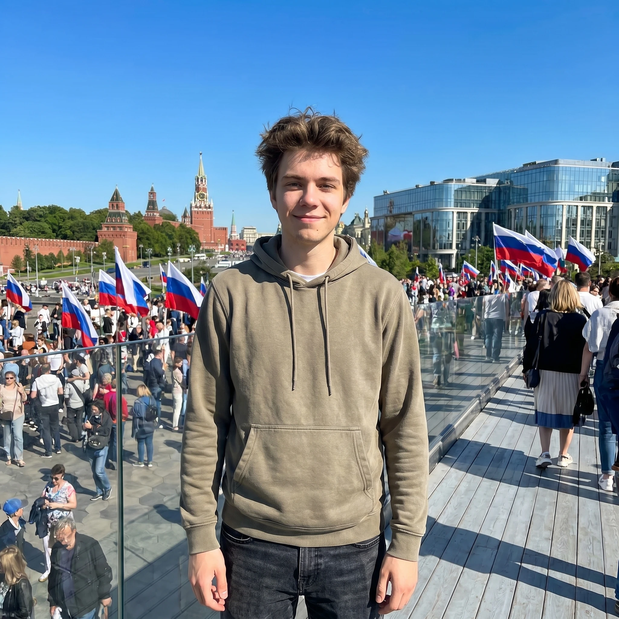 Городской праздник в День России — Nano Banana Pro промт