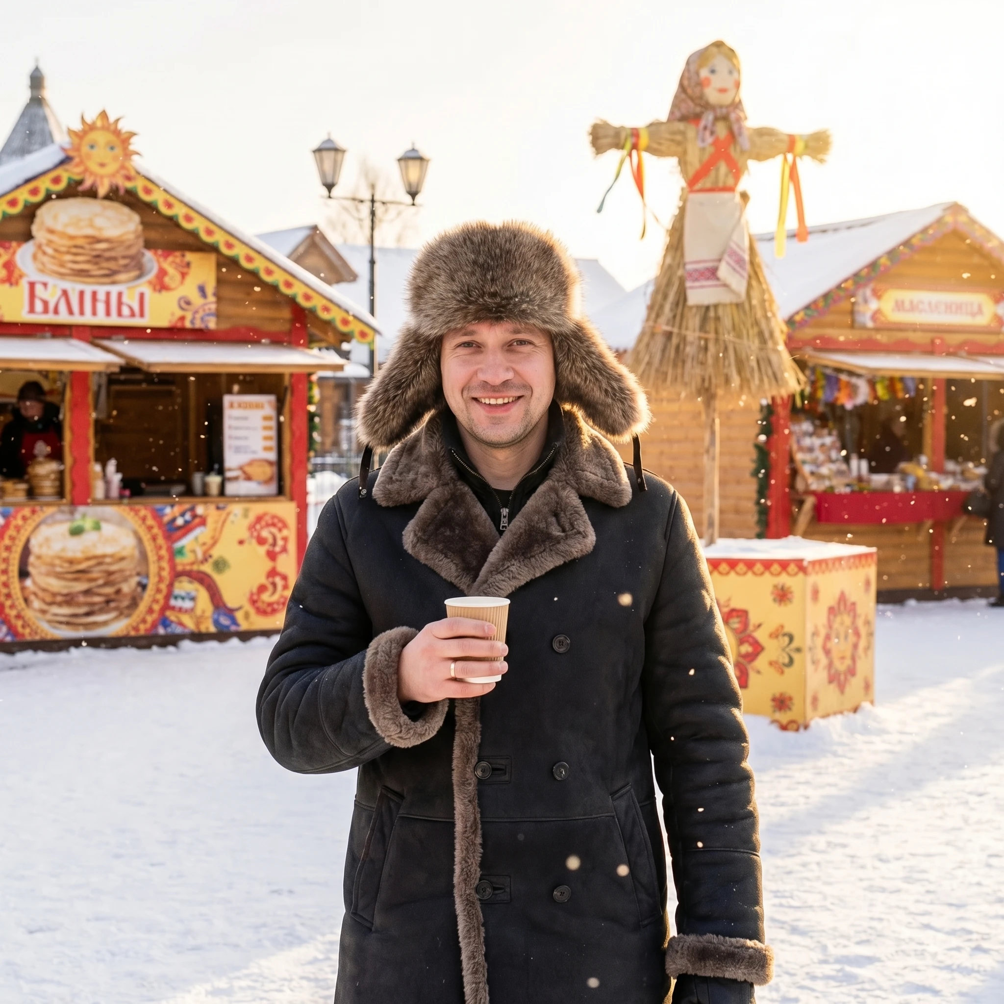 Гость на Масленице — Nano Banana Pro промт