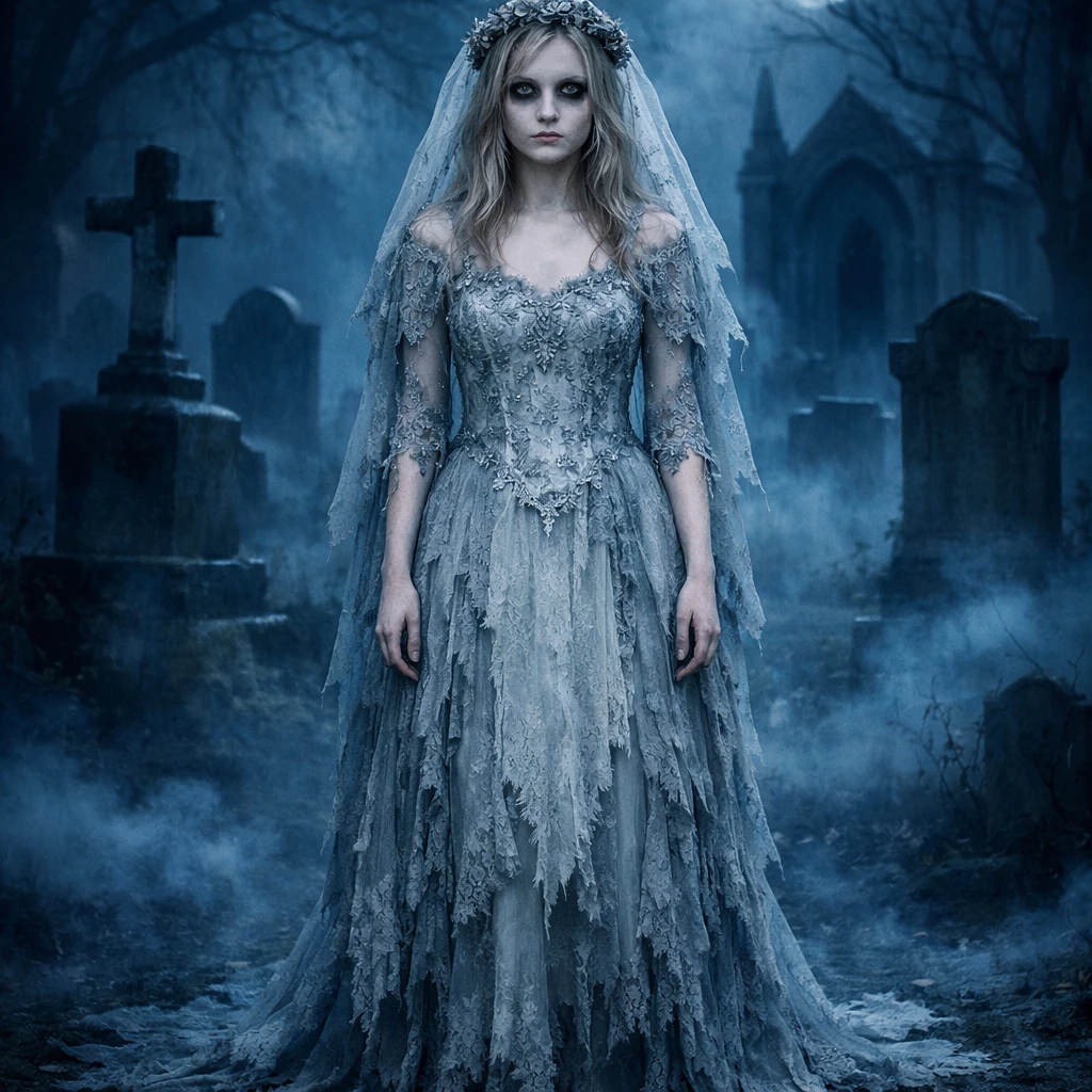 Готическая «Невеста-призрак» — GPT Image 1.5 промт