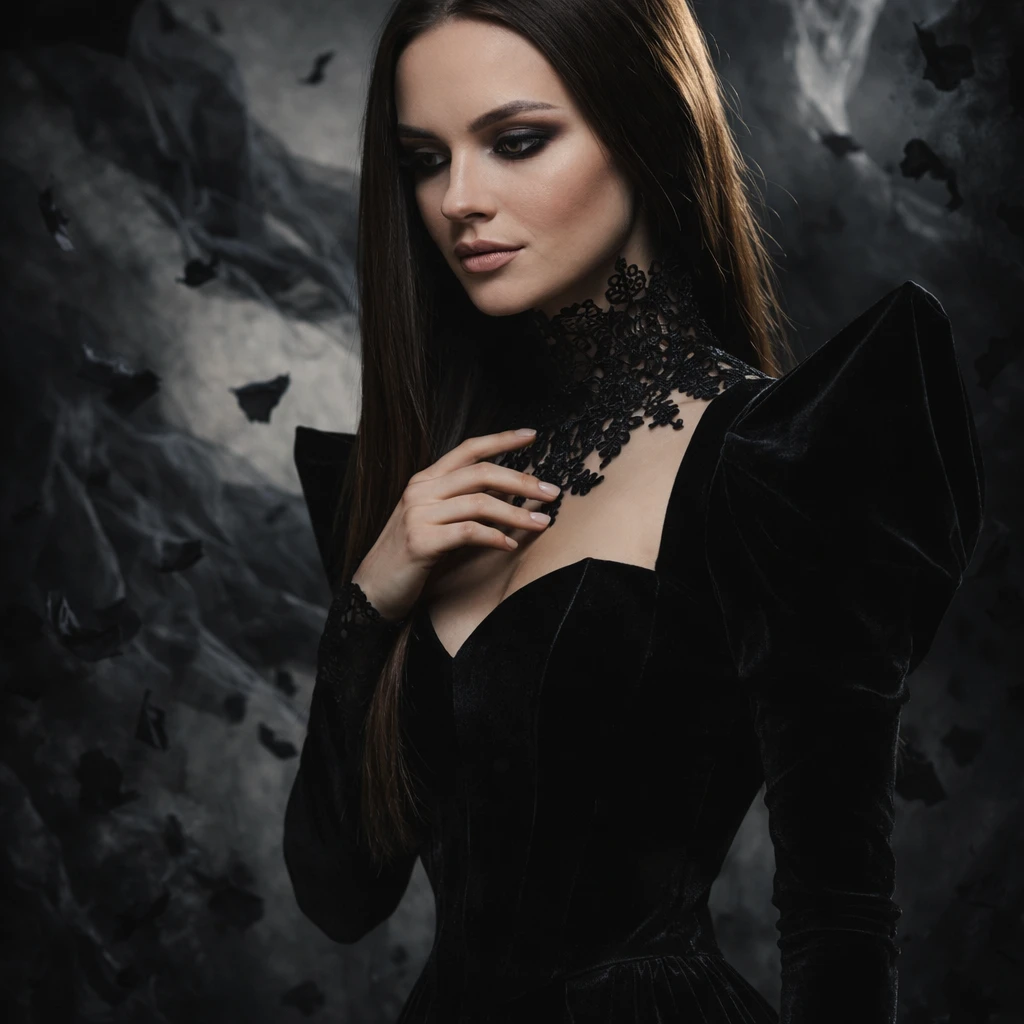 Готический нео-нуар в стиле Чоу — GPT Image 1.5 промт