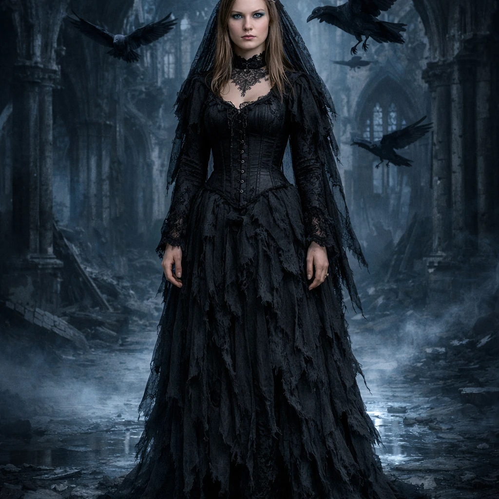 Готический соборный кошмар — GPT Image 1.5 промт