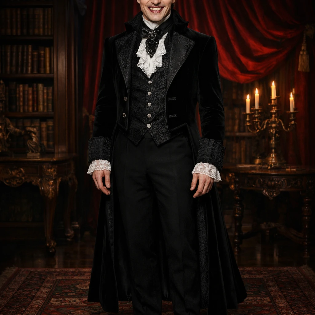 Готический вампир викторианской эпохи — GPT Image 1.5 промт