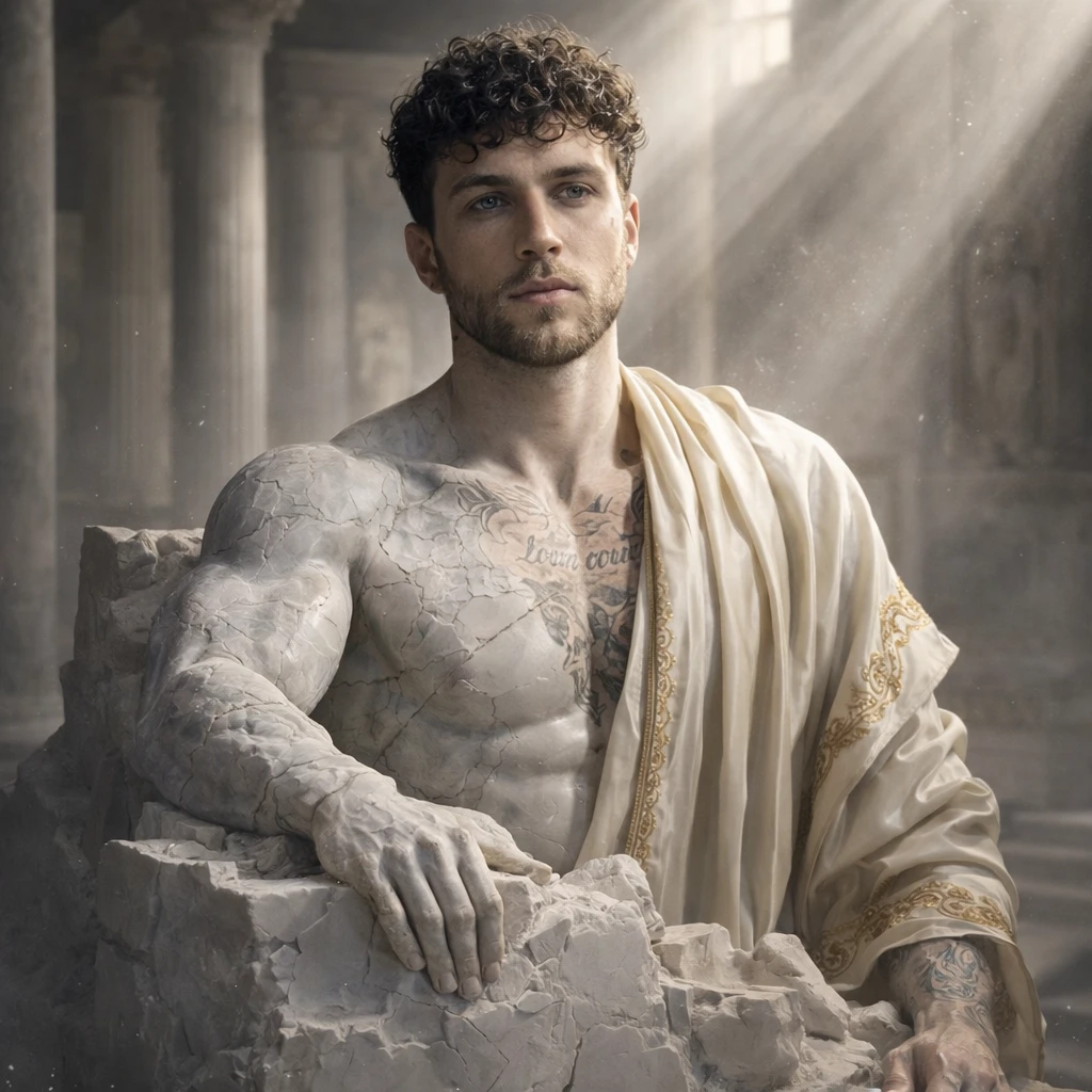 Греческий бог в мраморе — GPT Image 1.5 промт
