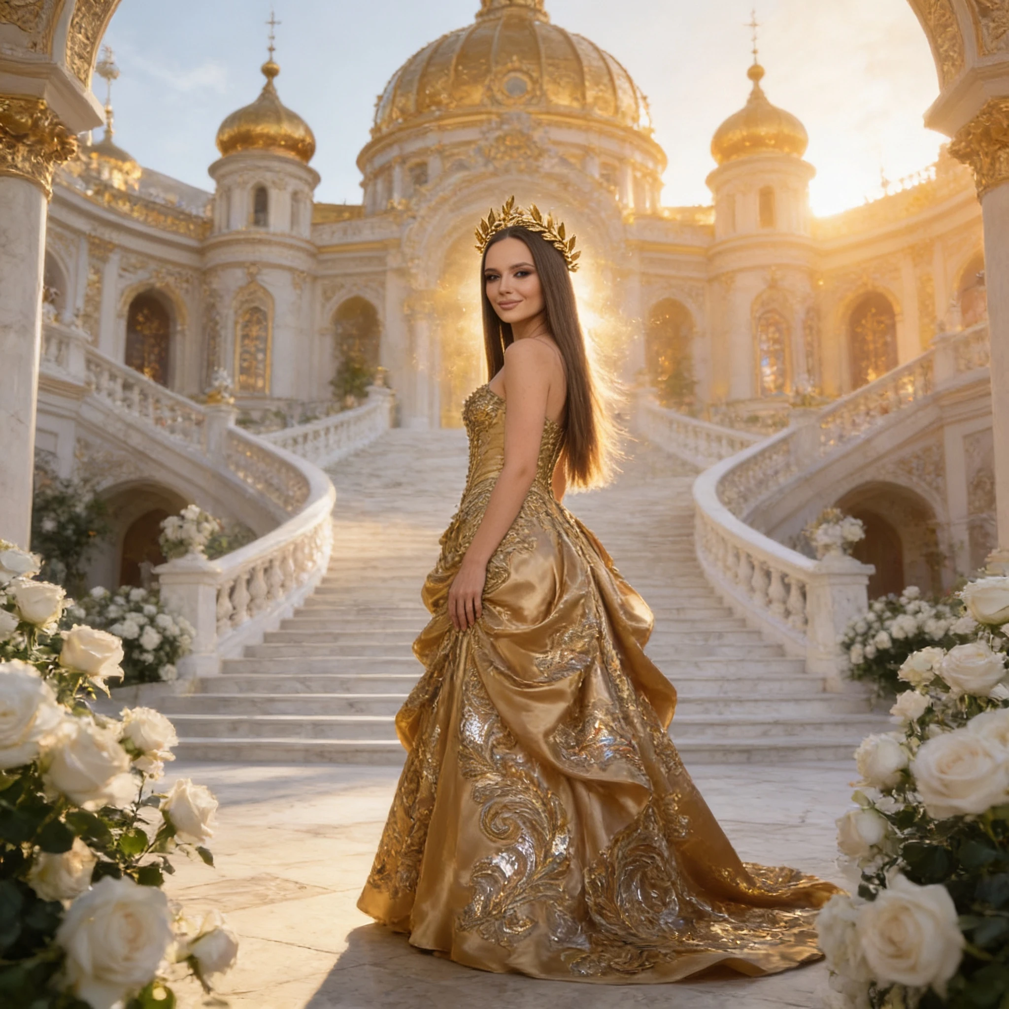 Императрица Золотого Города — Seedream 4.5 промт