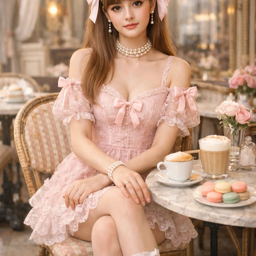 Инфлюенсер в стиле Coquette Aesthetic — GPT Image 1.5 промт