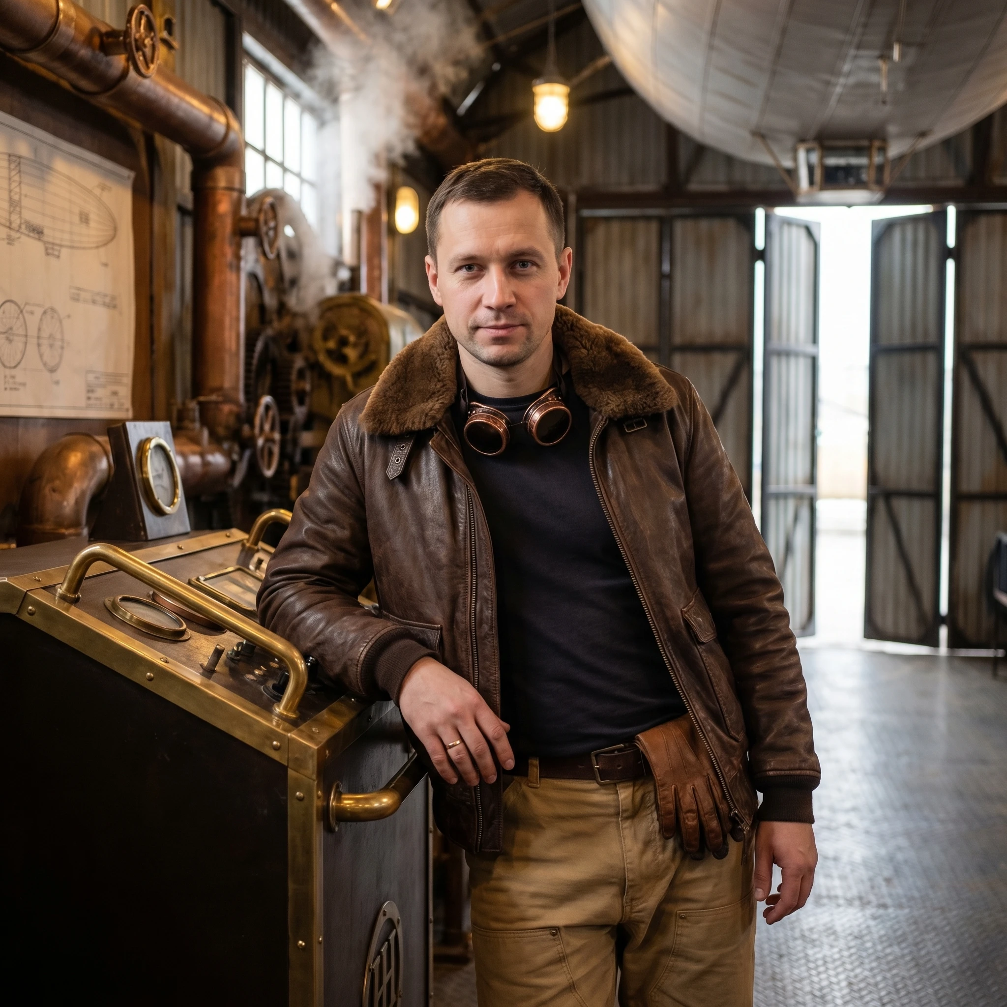 Инженер Воздушных Кораблей — Nano Banana Pro промт