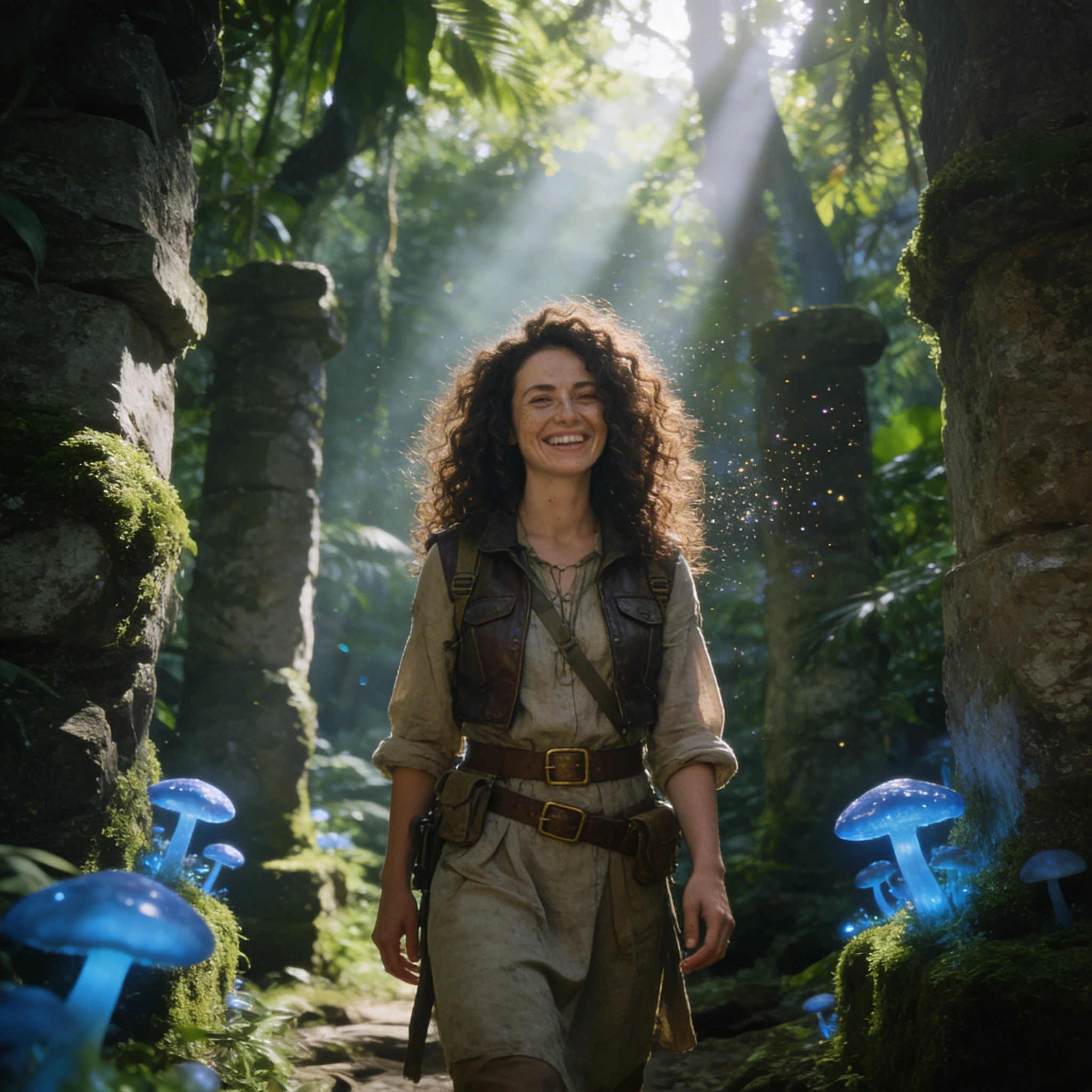 Исследовательница Забытых Руин — Seedream 4.5 промт