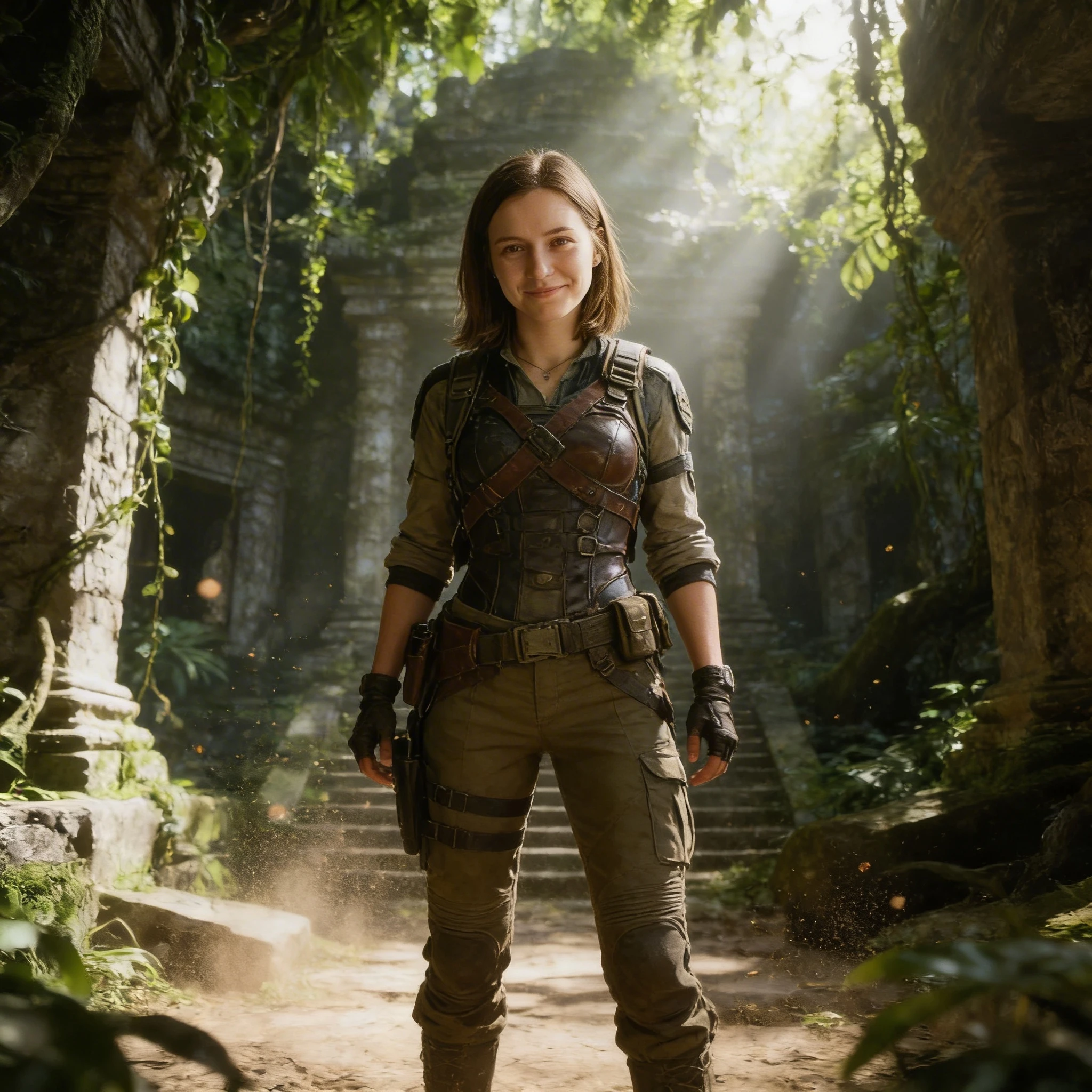 Исследовательница затерянного города — Seedream 4.5 промт