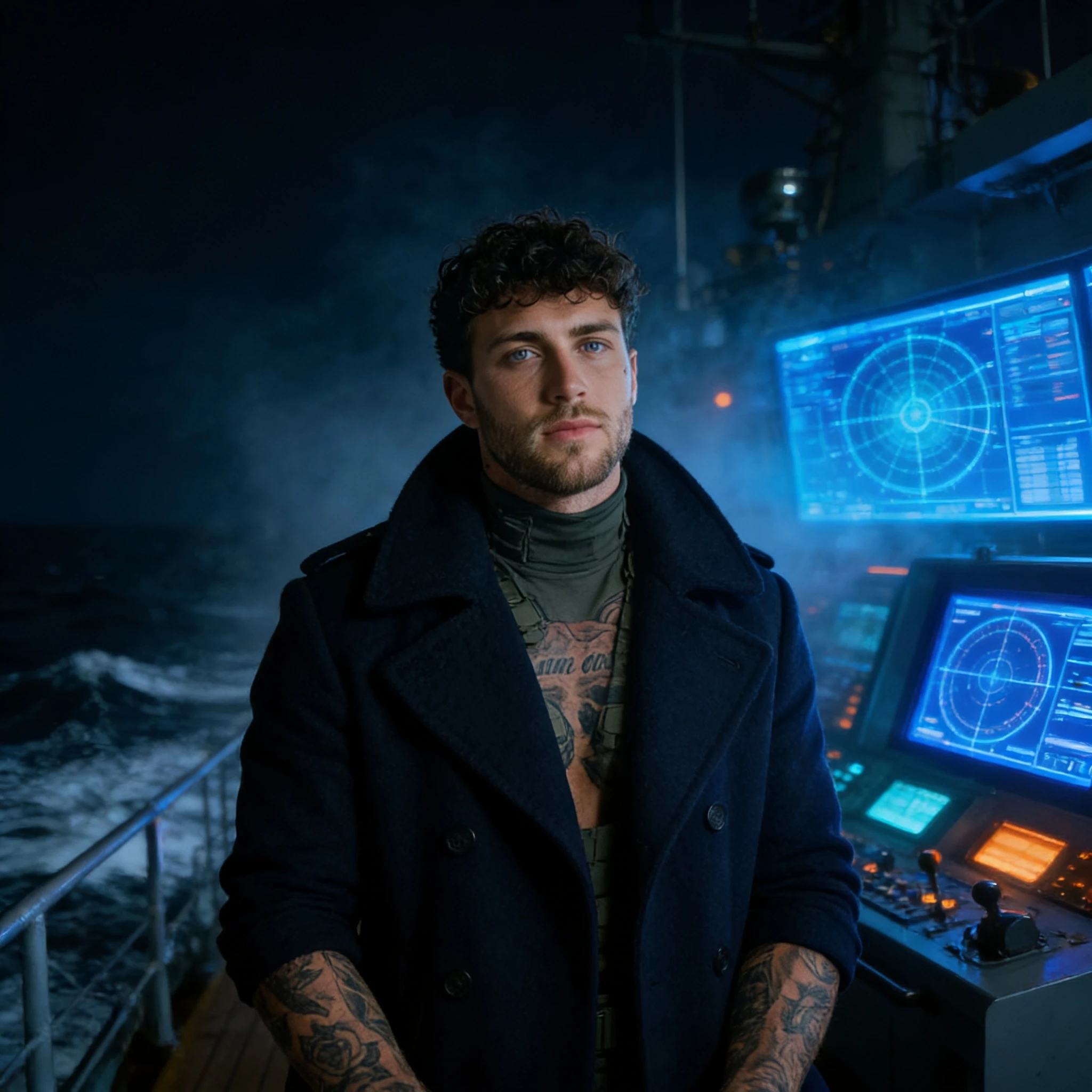 Капитан исследовательского судна — Seedream 4.5 промт