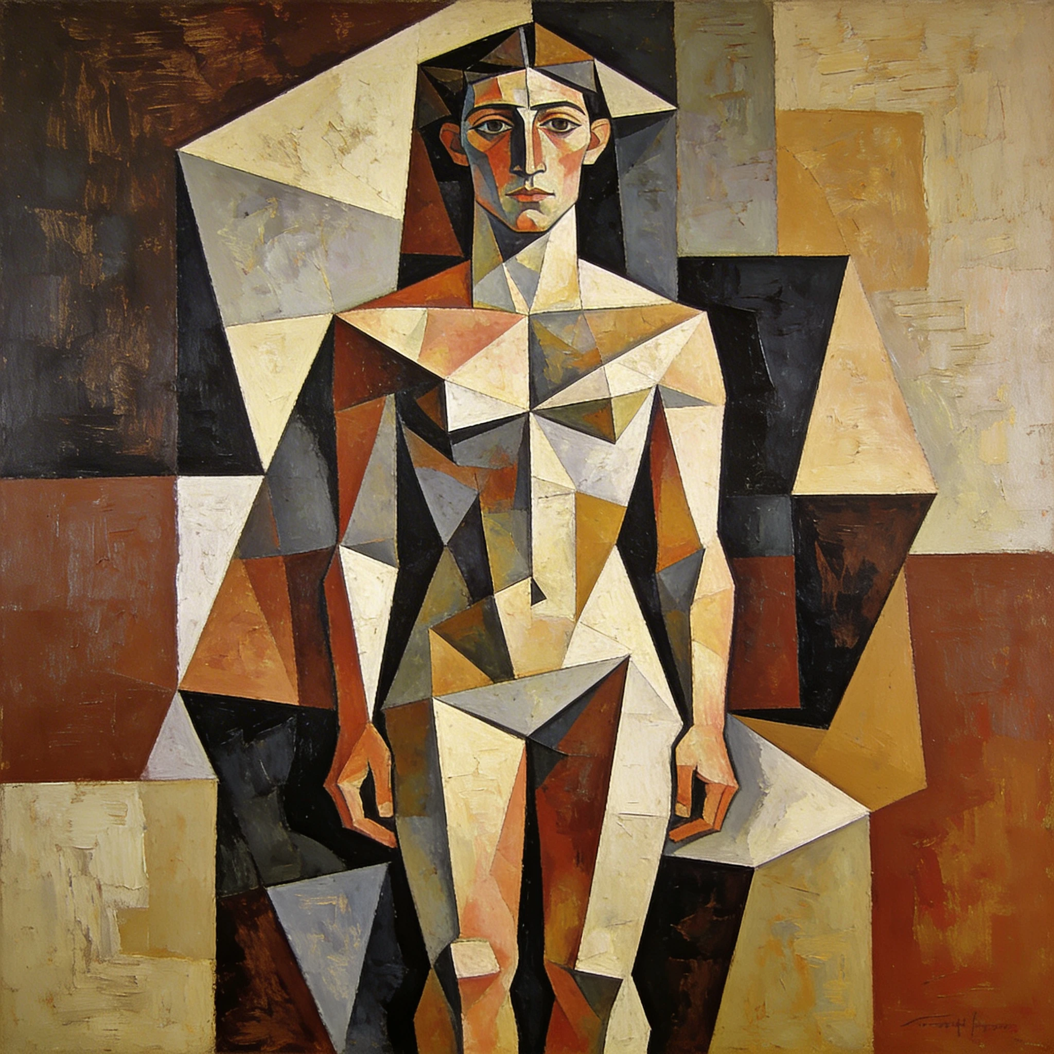 Картина в стиле кубизма — Seedream 4.5 промт