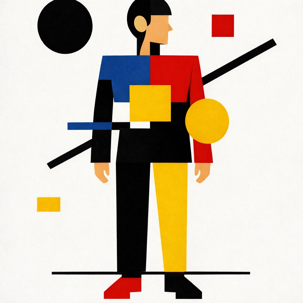 Картина в стиле сюпрематизма — GPT Image 1.5 промт