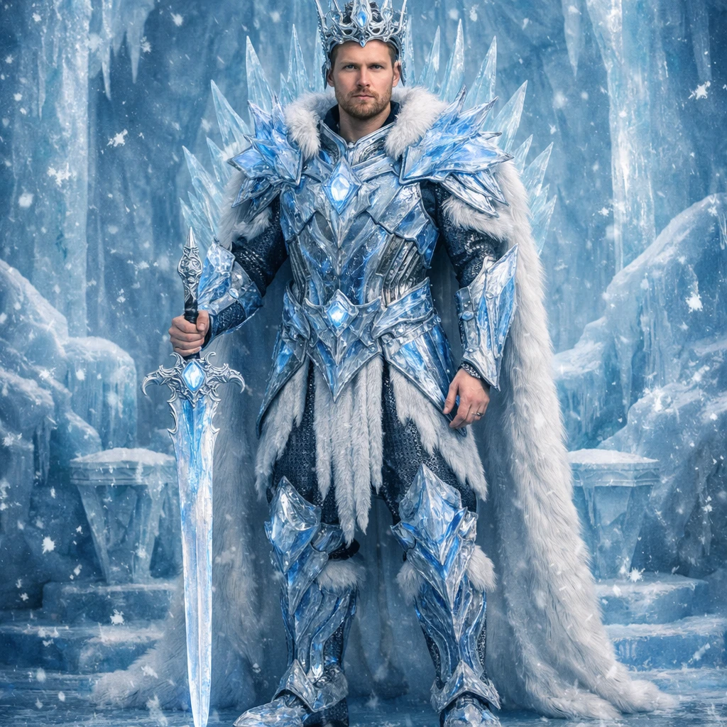 Хозяин ледяного дворца — GPT Image 1.5 промт