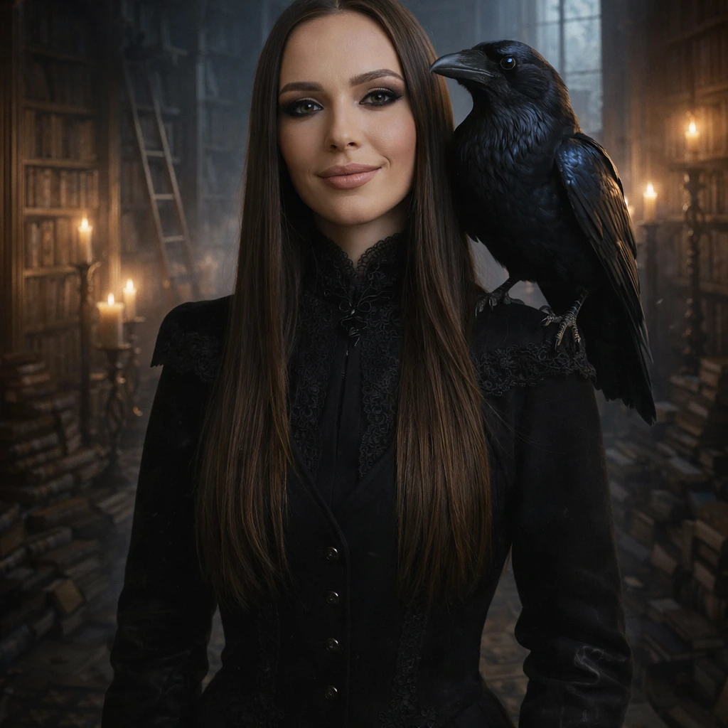 Хозяйка Черного Ворона — GPT Image 1.5 промт