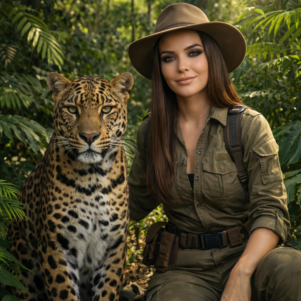 Хозяйка леопардового приюта — GPT Image 1.5 промт