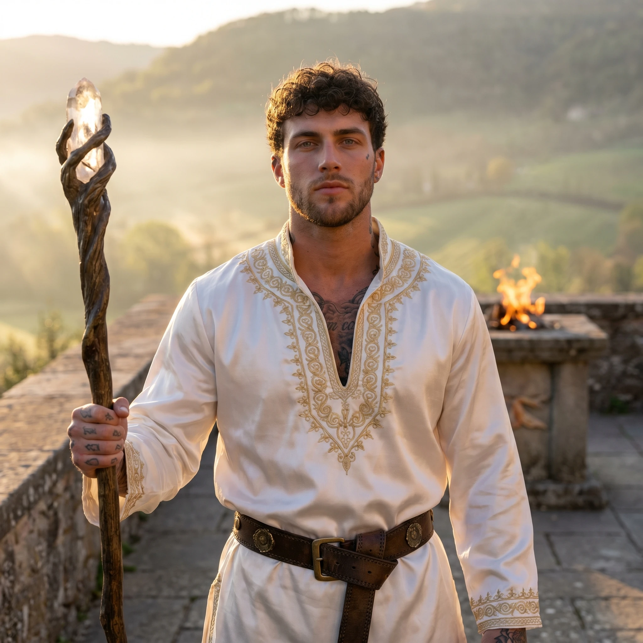 Хранитель весеннего пламени — Nano Banana Pro промт