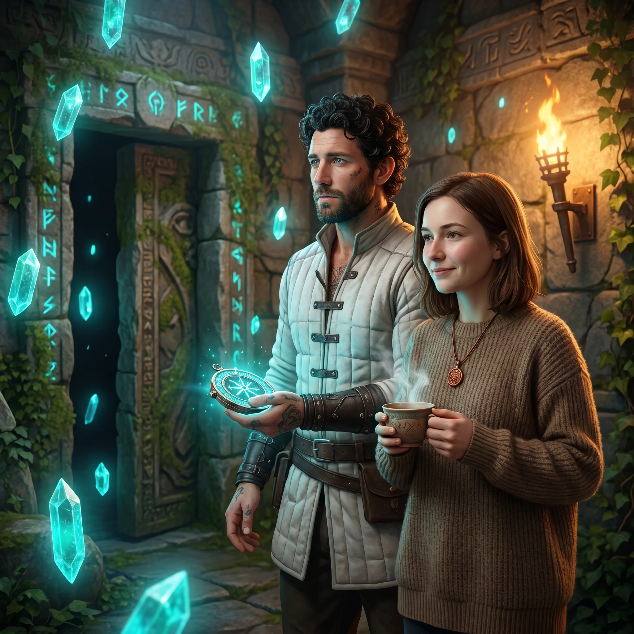 Хранители Реликвий: RPG Квест — Nano Banana Pro промт