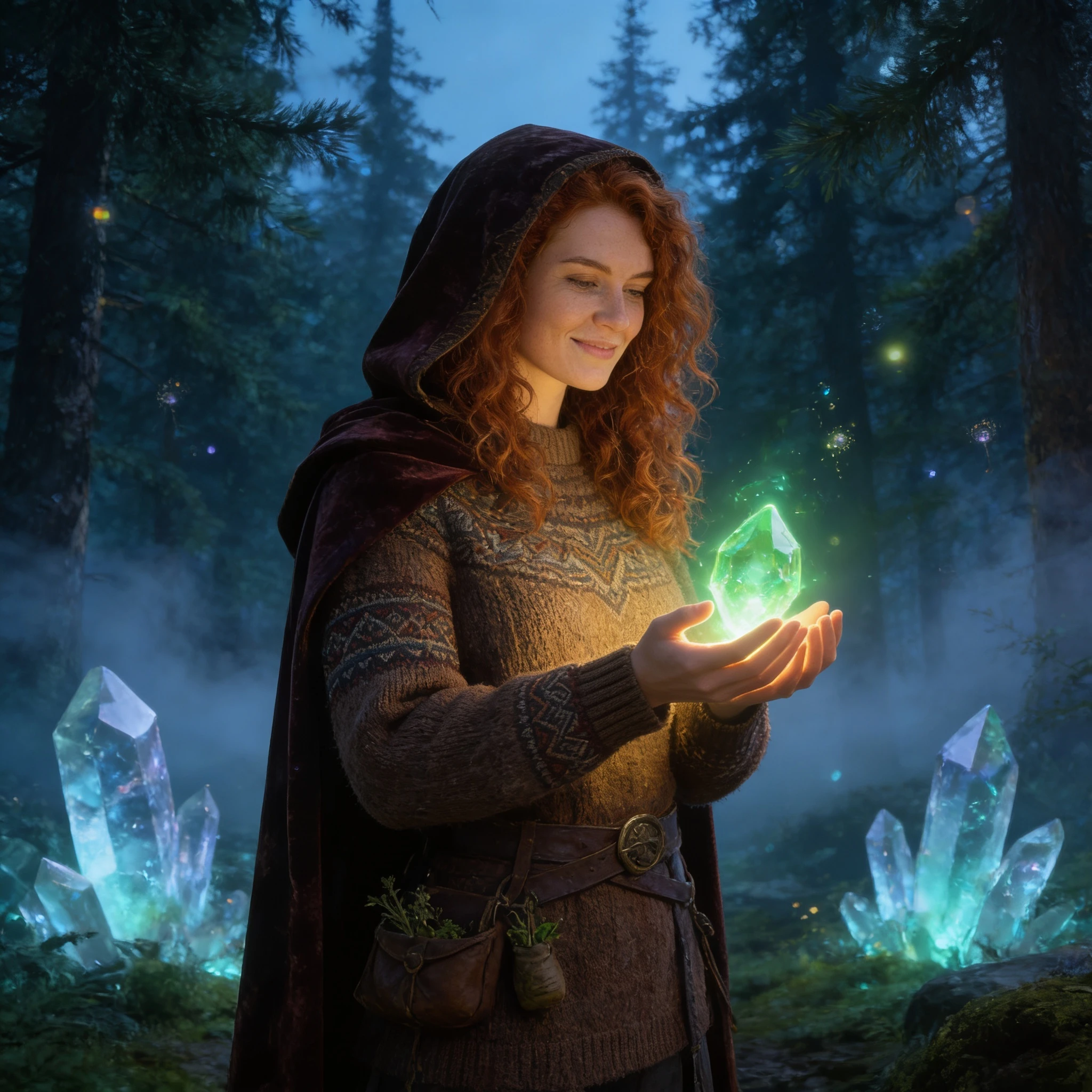 Хранительница Кристальных Долин — Seedream 4.5 промт