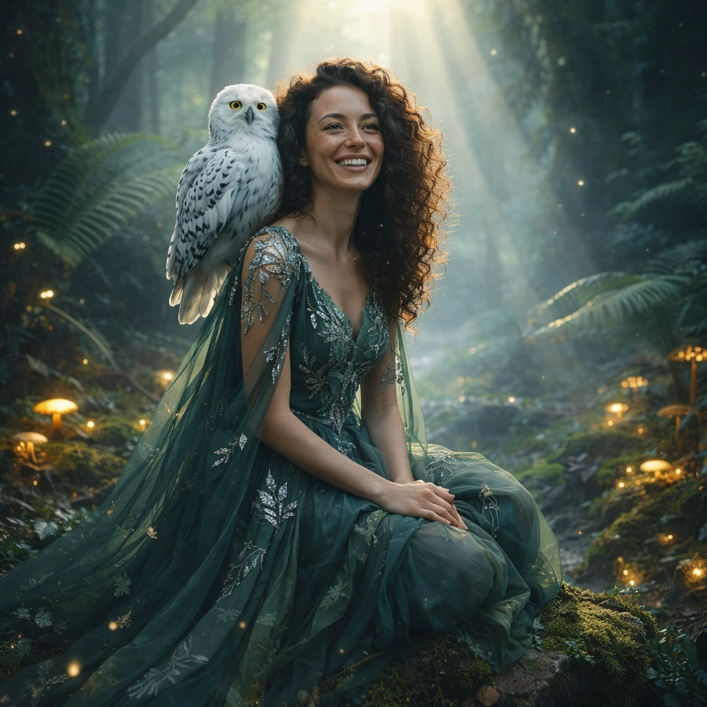 Хранительница мистического леса — GPT Image 1.5 промт
