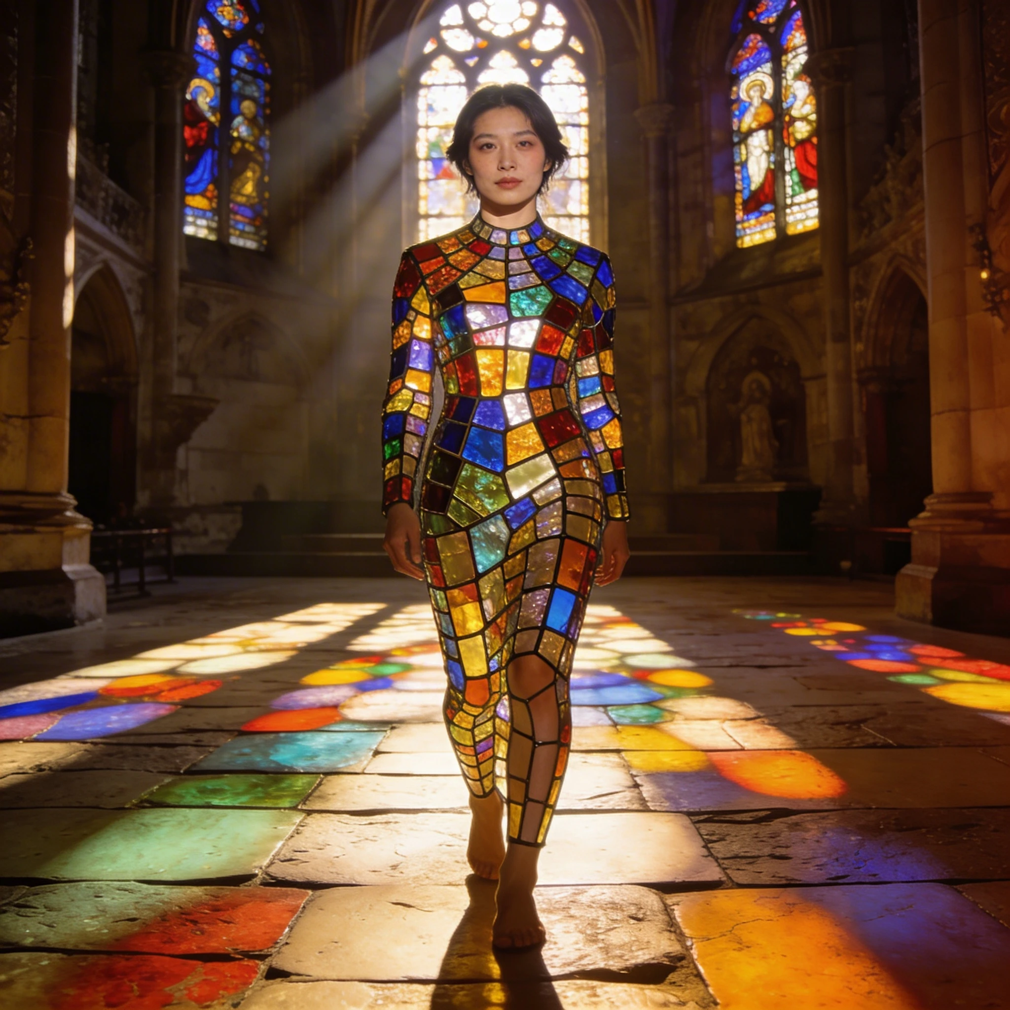 Художественный стиль «Витражная Мозаика» — Seedream 4.5 промт