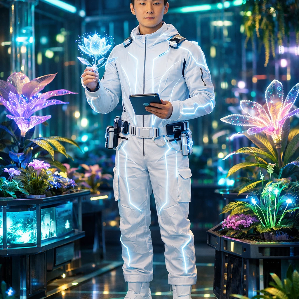 Кибер-флорист будущего — GPT Image 1.5 промт