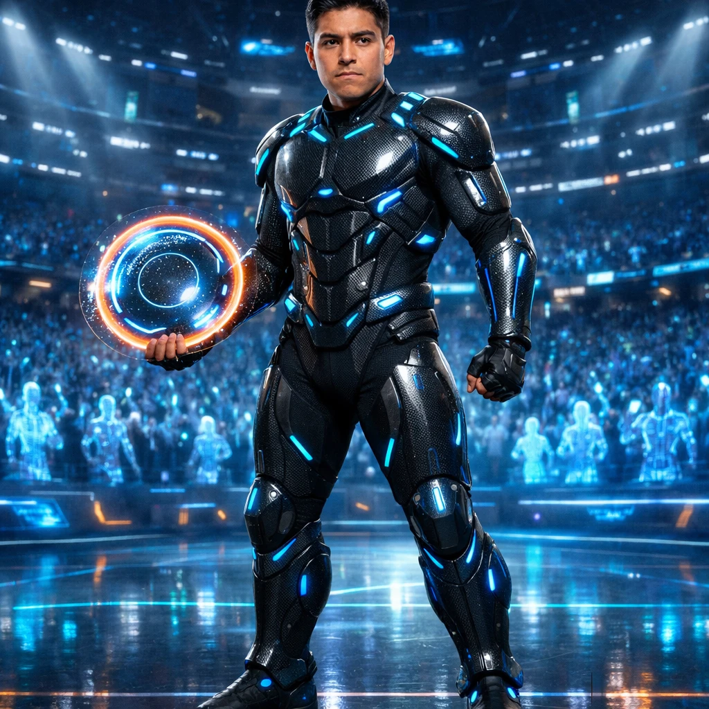 Кибер-Спортсмен Будущего — GPT Image 1.5 промт