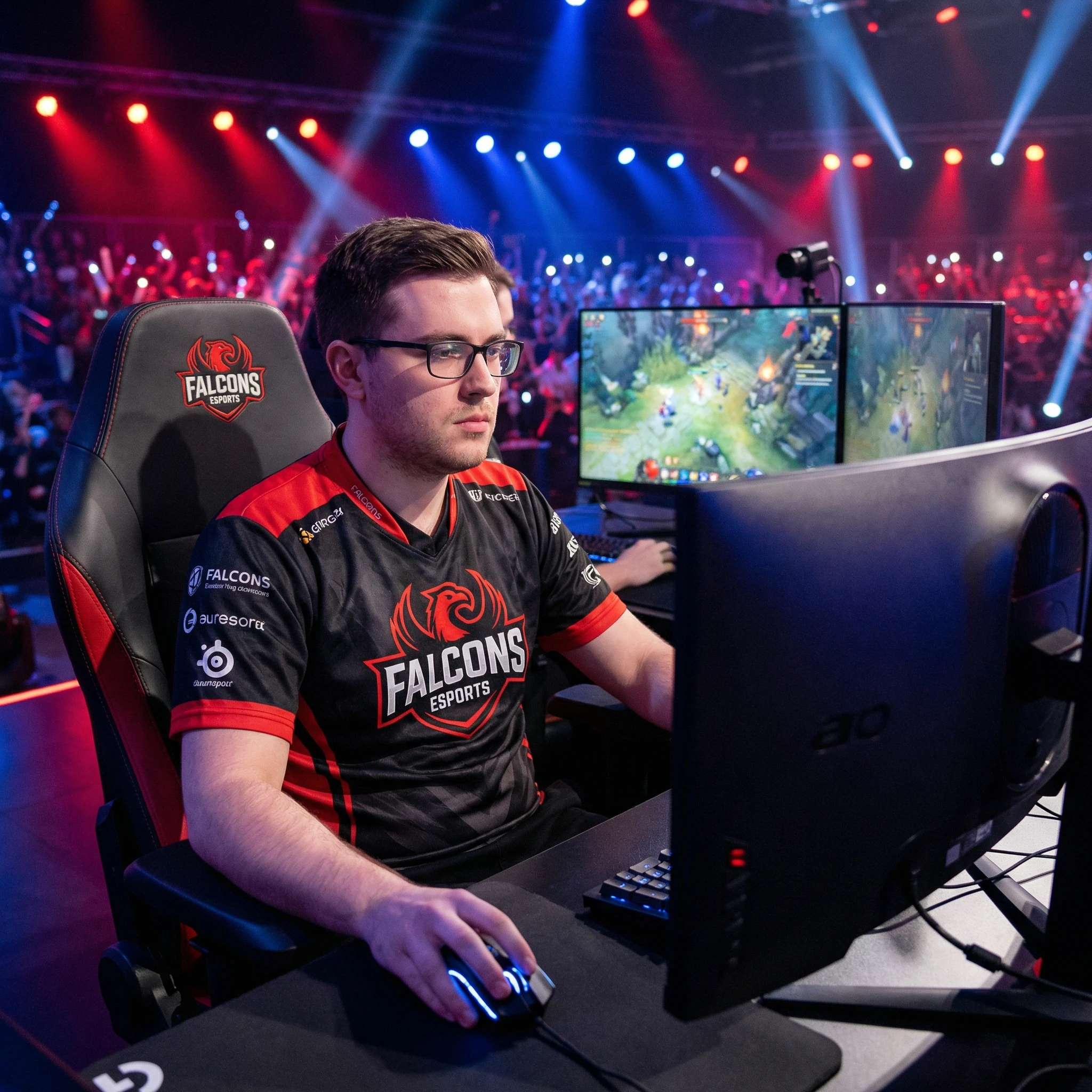 Кибер-спортсмен: Игровая комната — Nano Banana Pro промт