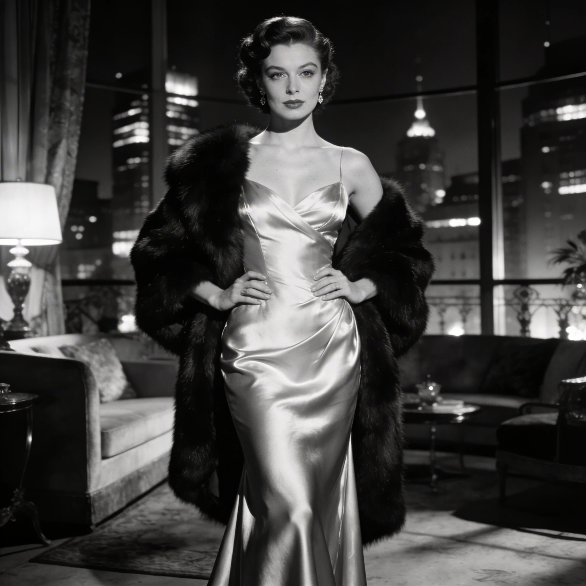 Кинодива золотого века Голливуда — Seedream 4.5 промт