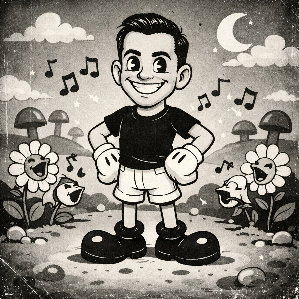 Классическая анимация 30-х (Merry Melodies) — GPT Image 1.5 промт