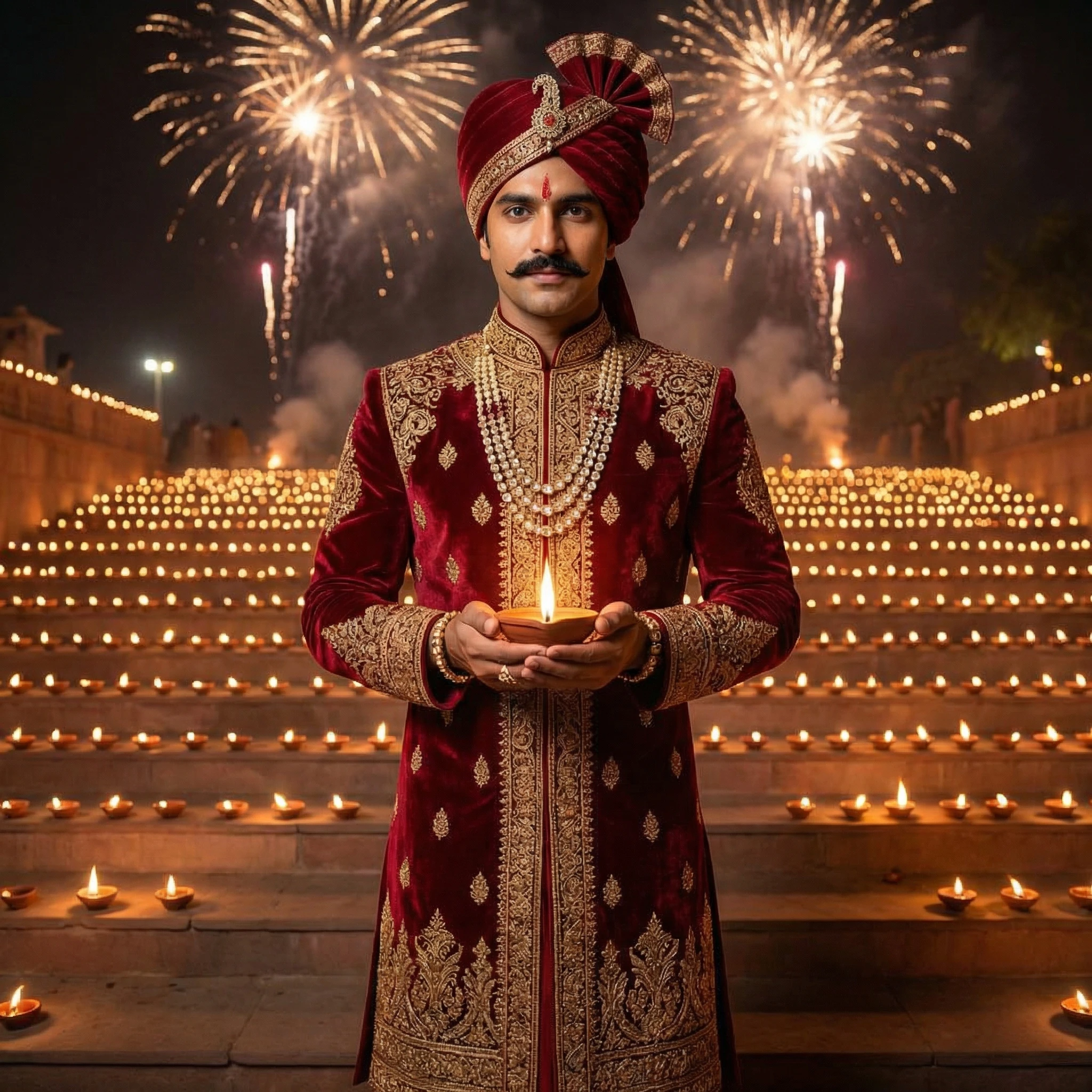 Король/Королева праздника Дивали — Nano Banana Pro промт