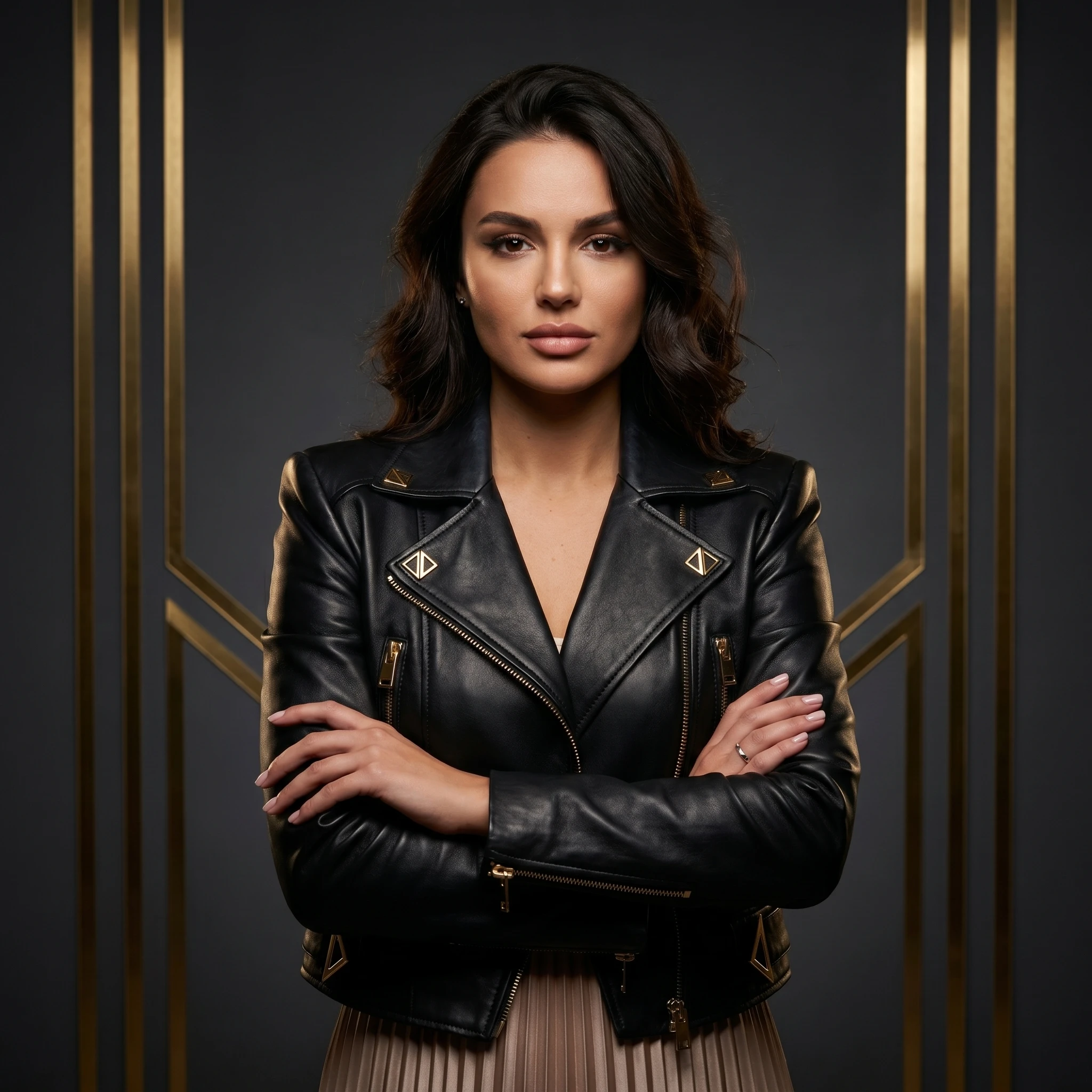 Королева Темного Арт-Деко — Nano Banana Pro промт