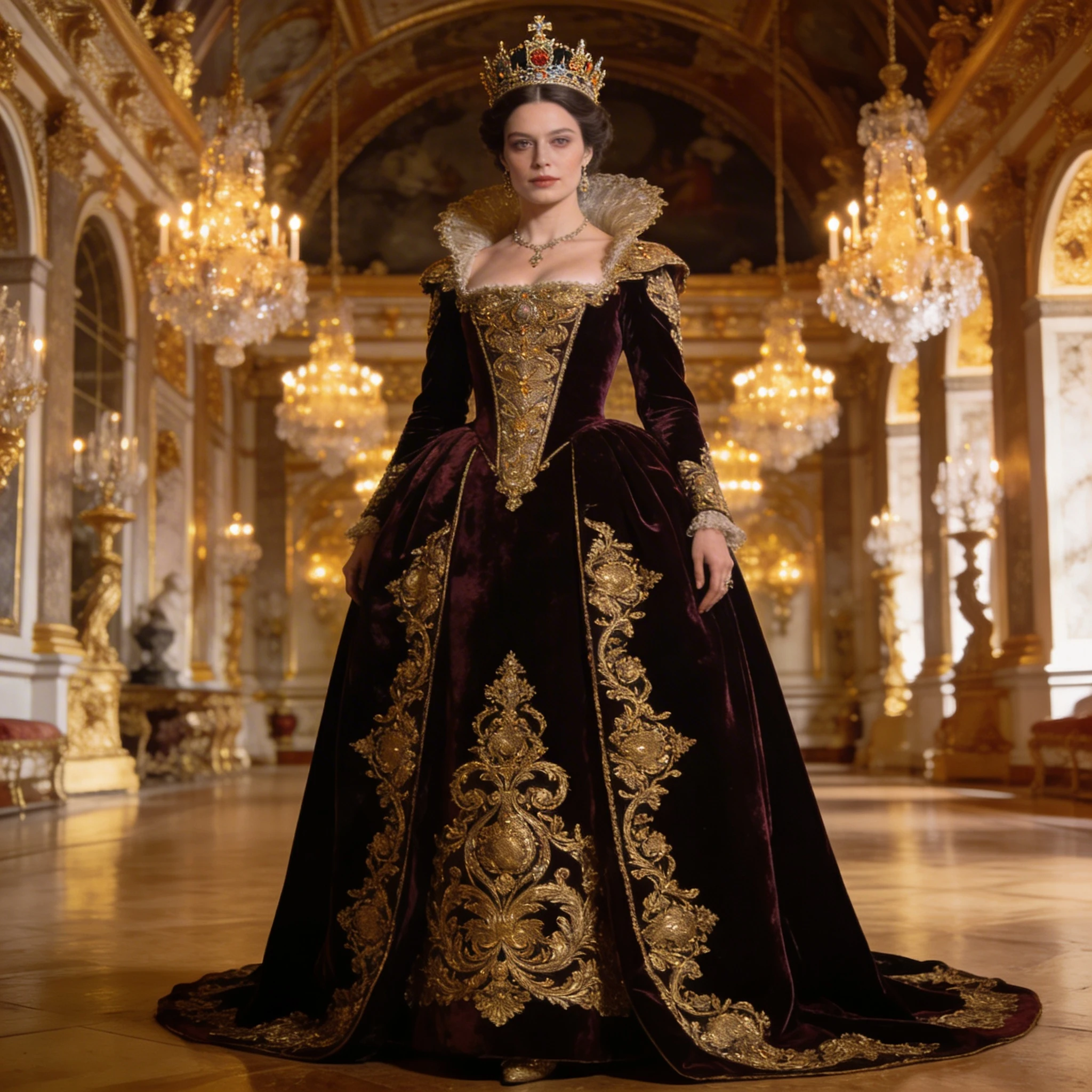 Королева в викторианском стиле — Seedream 4.5 промт