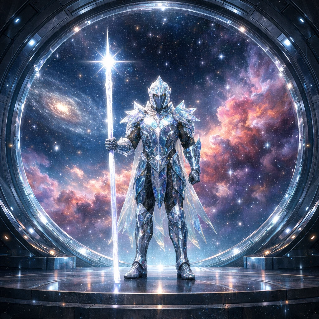 Космический страж Цитадели — GPT Image 1.5 промт