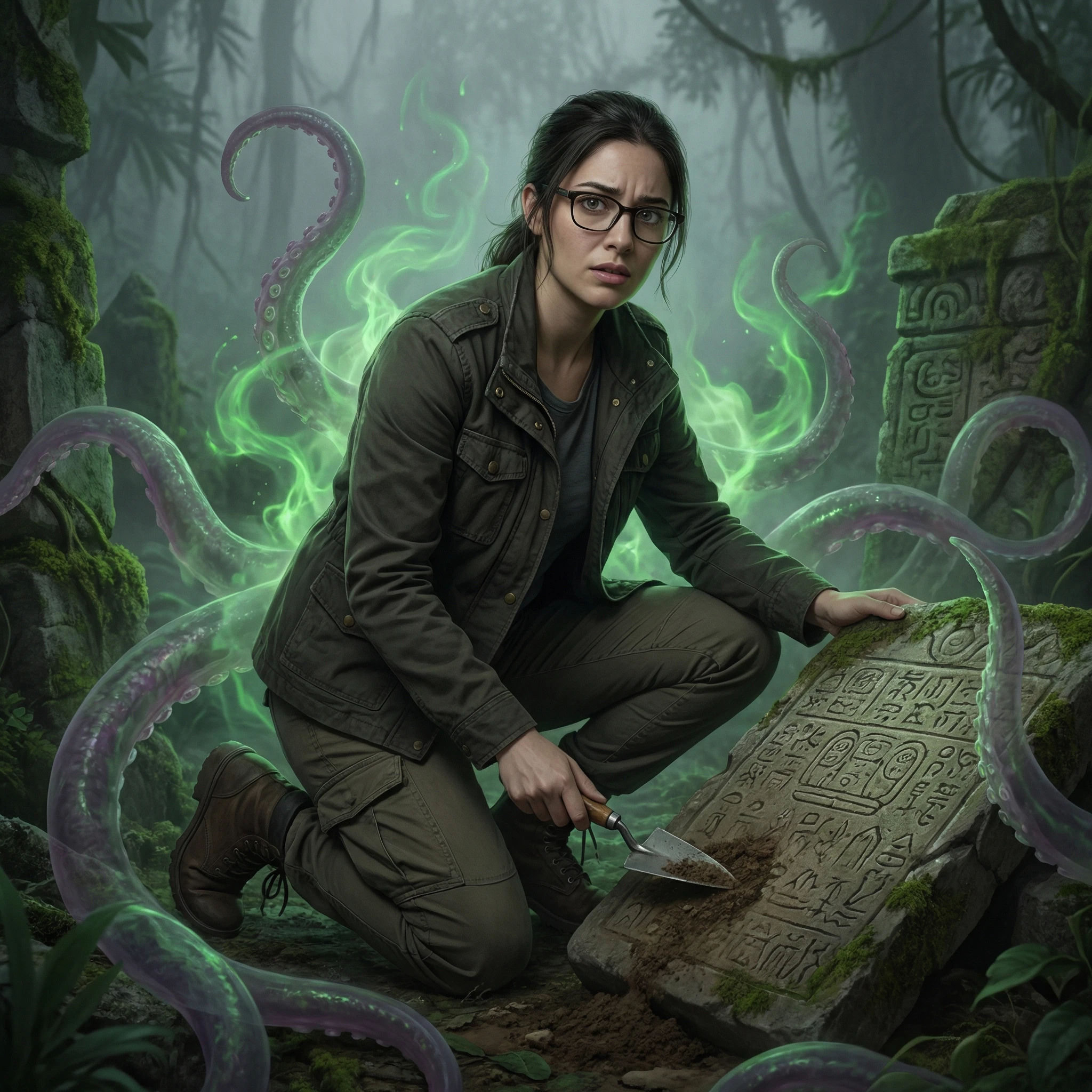 Космический ужас Лавкрафта — Nano Banana Pro промт