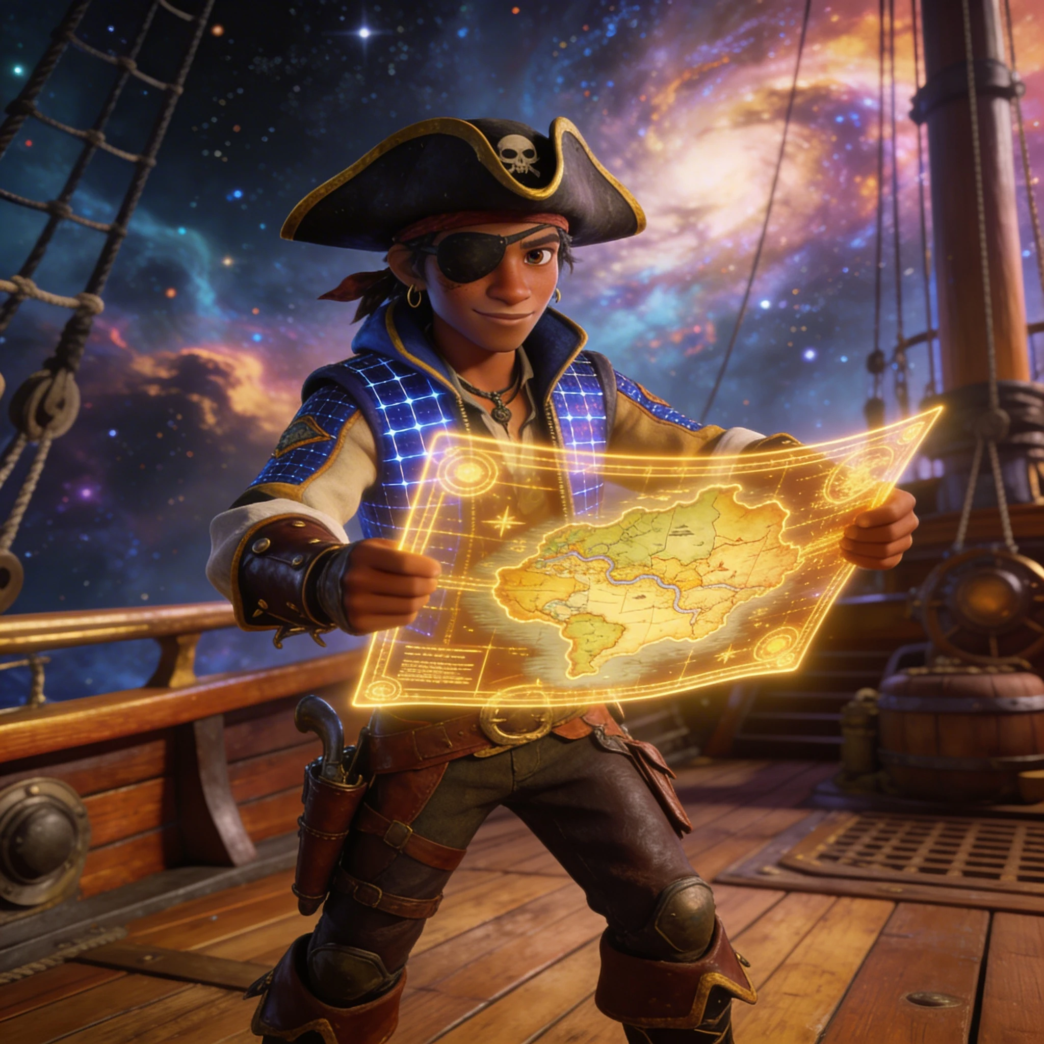 Косплей на персонажа из «Планеты сокровищ» — Seedream 4.5 промт